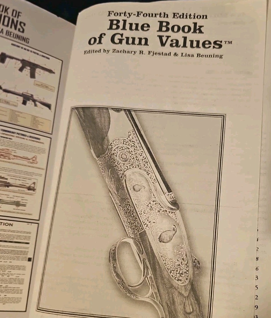 Blue Book of Gun Values 44th Edition 2023 Softcover Zachary R Fjestad Lisa Beuni