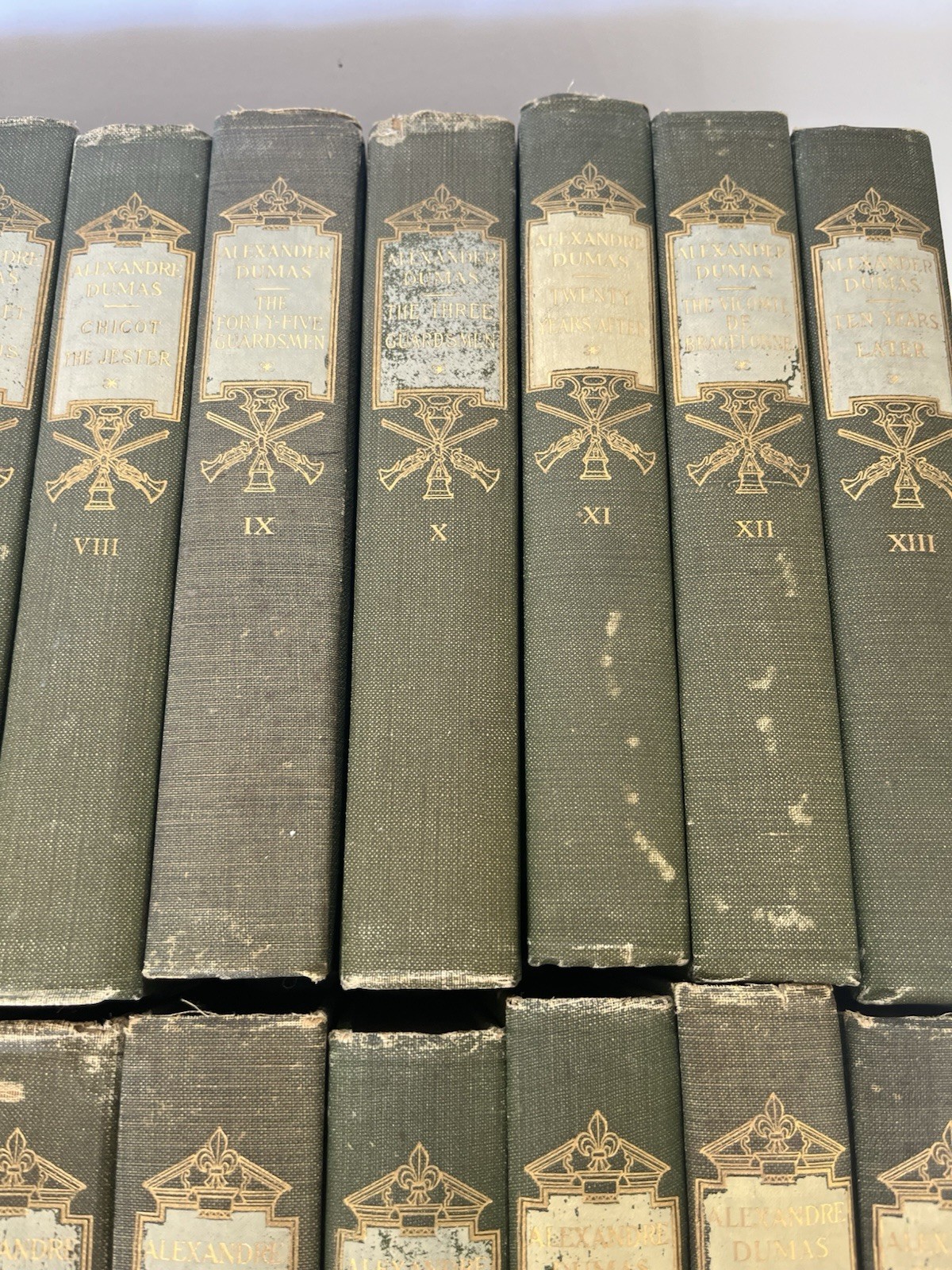 The Romances Of Alexandre Dumas 25 Vol/HC 1910 PF Collier Son
