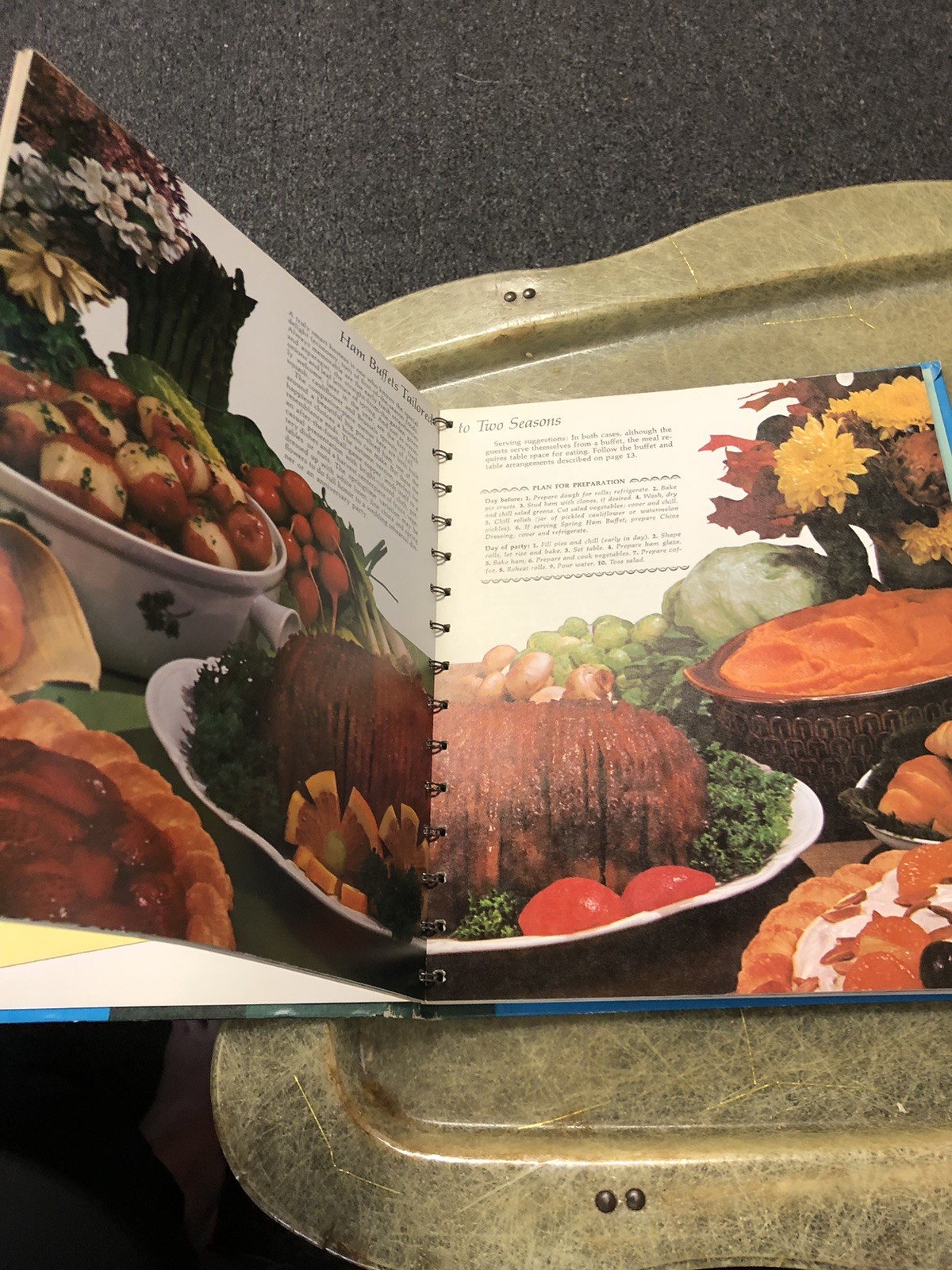 Betty Crocker Hostess Cookbook 1967 1st Ed/2nd Print Spiral Bound