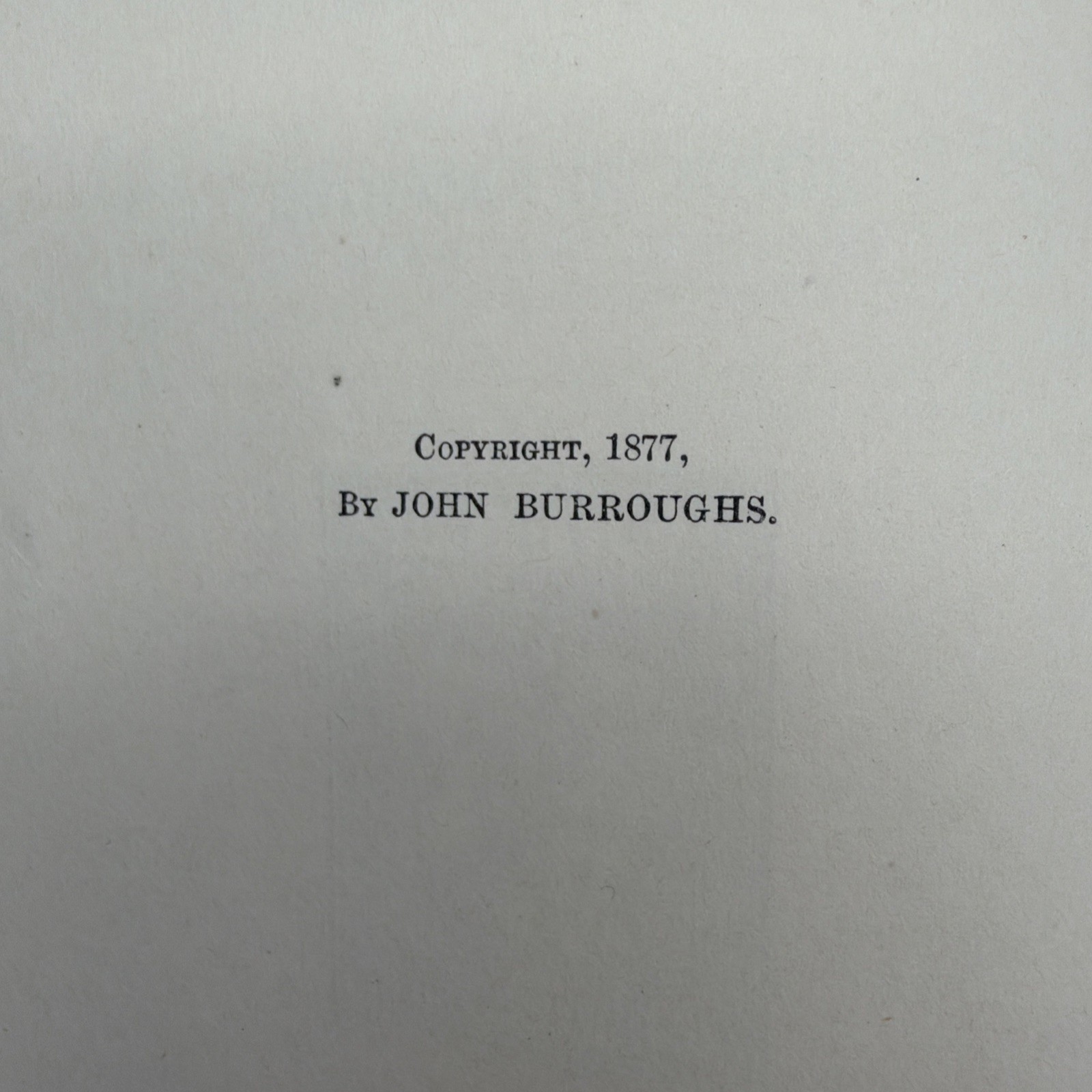 1893 Birds and Poets With Other Papers by John Burroughs Antique Book Poetry Old