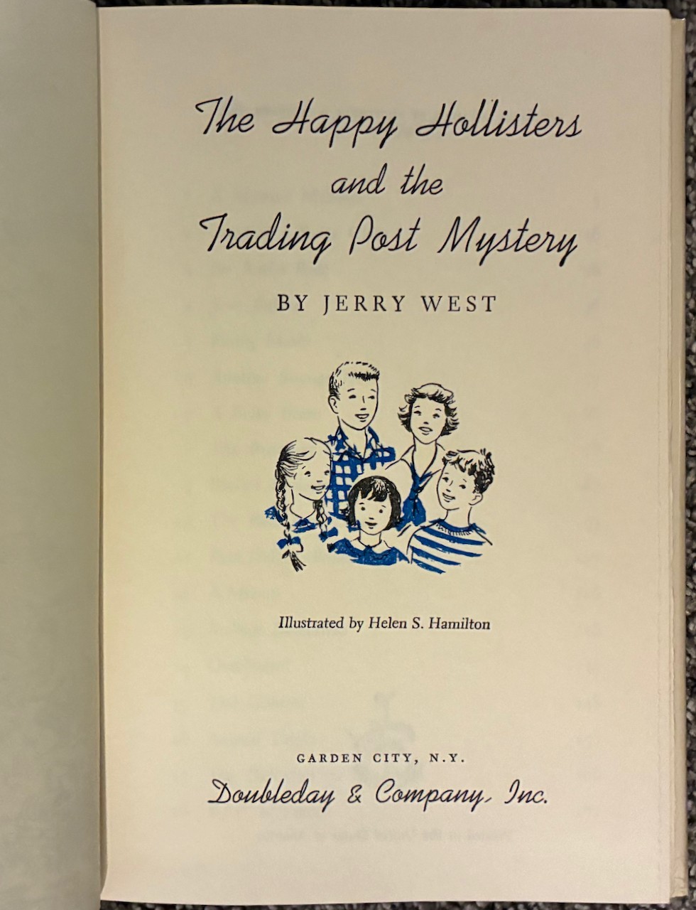 The Happy Hollisters Book Lot: Trading Post Old Clipper Ship Golden Witch HC VG+