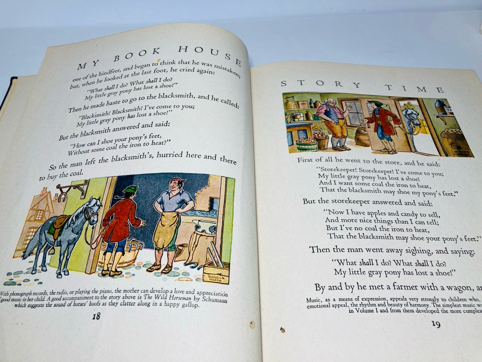 1947 My Book House Story Time Vol 2 Little Black Sambo Children’s 224 Pages HC