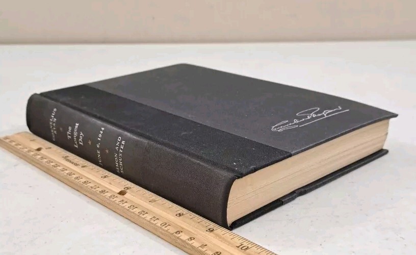 THE LONGEST DAY-Cornelius Ryan-HC (no jacket) 1959-2nd Printing-WWII 1939-45.