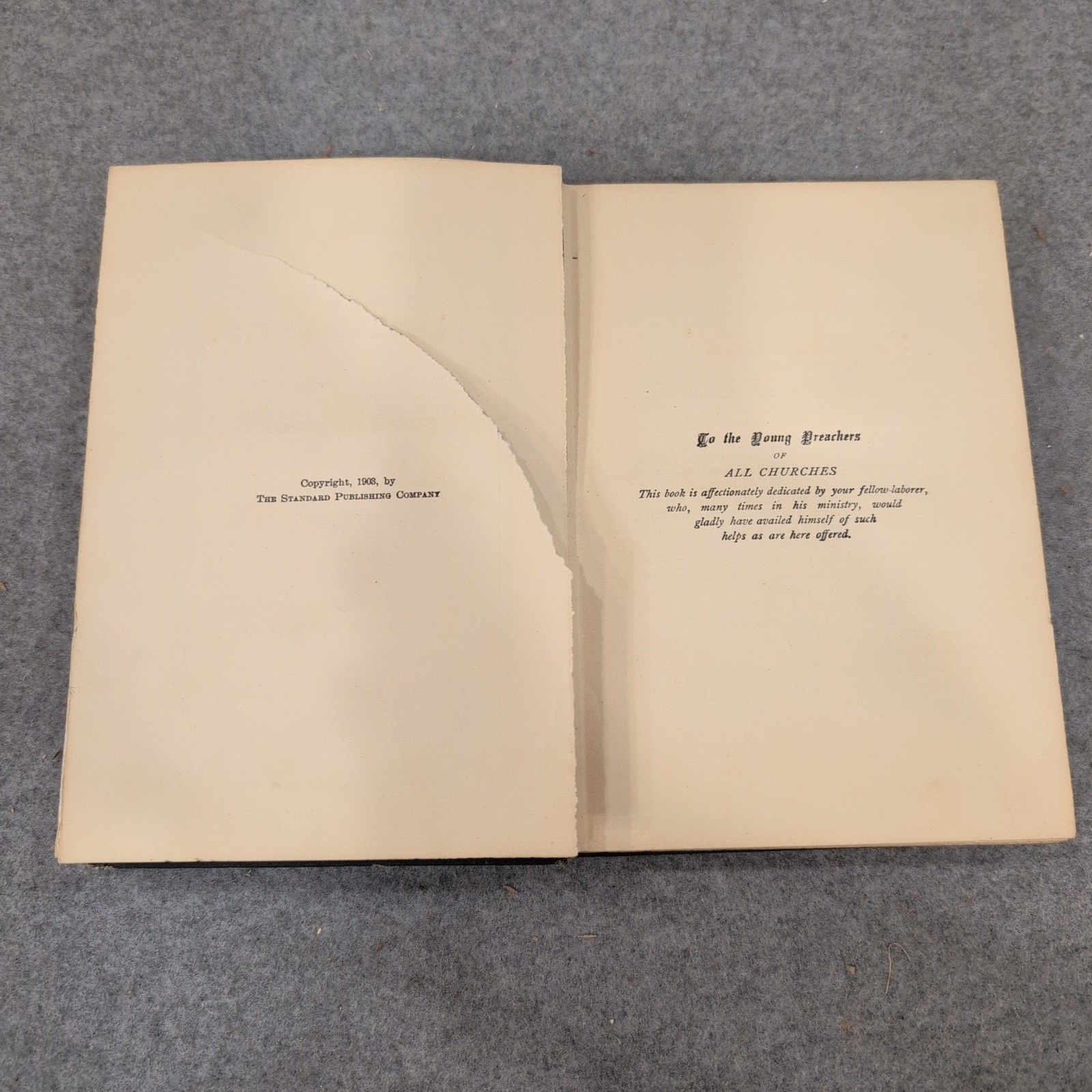 Topical Illustrations James E Denton 1903 Antique Religious Hardcover Book