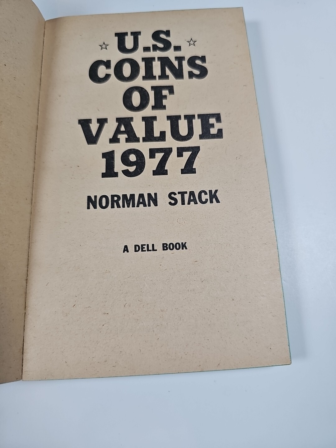 US Coins Of Value, Norman Stack, 1977