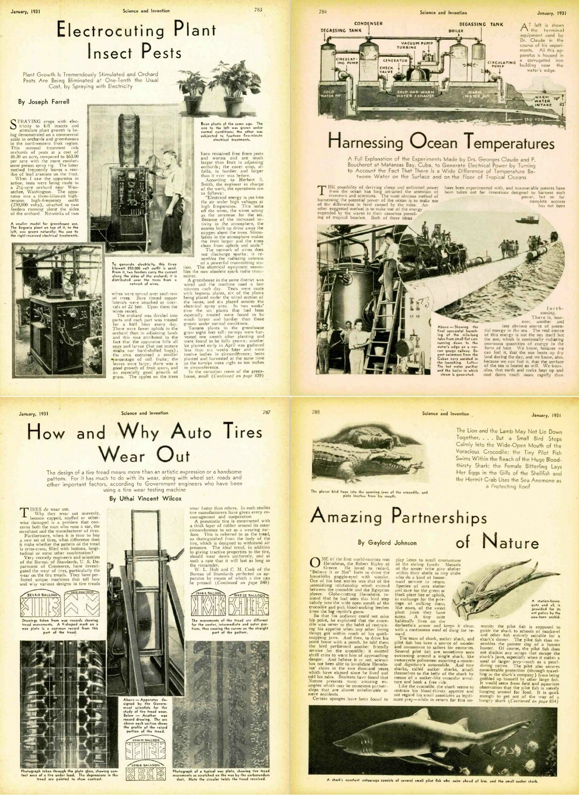 132 Old Rare Issues of The Science and Invention Magazine (1920-1931) DVD