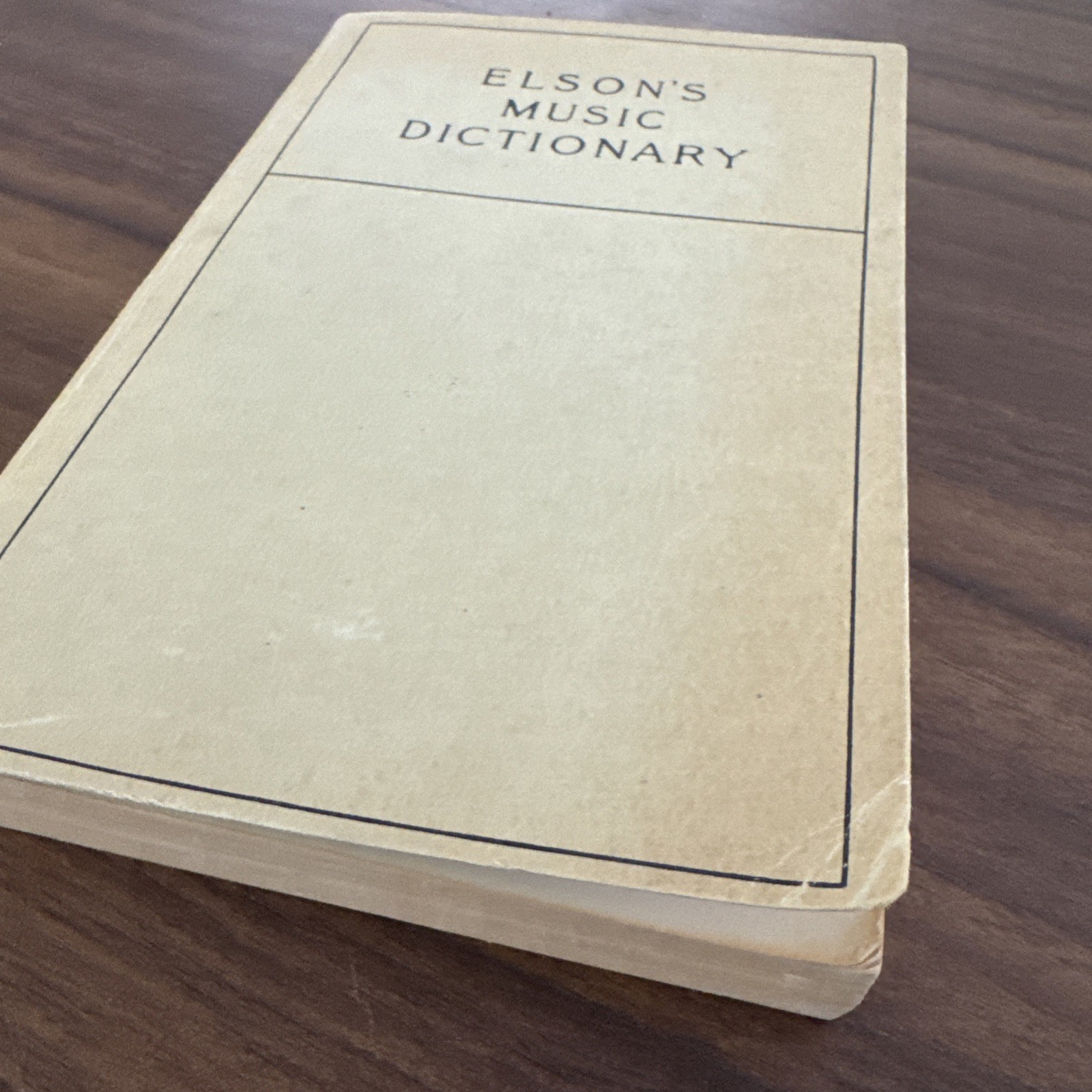 Elson’s Music Dictionary (signed)
