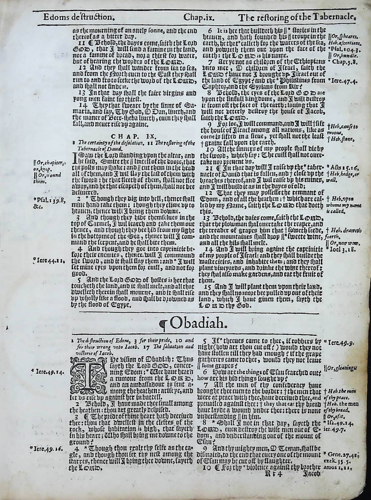 1614 KING JAMES BIBLE OLD TESTAMENT TITLE PAGE LEAVES * YOU PICK* KJV 400 YEARS