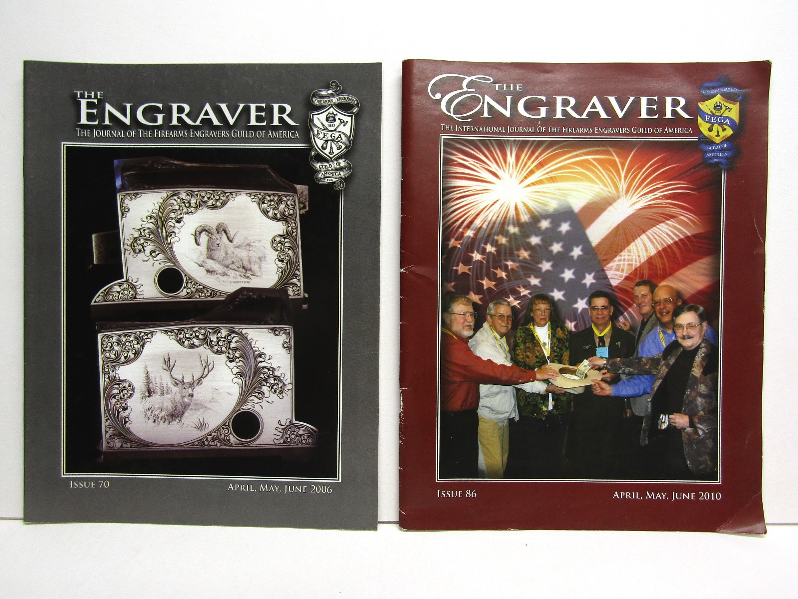 FEGA Engraver Journal of Firearms Engraving Guild 20 Issues 2002-2010 VG+