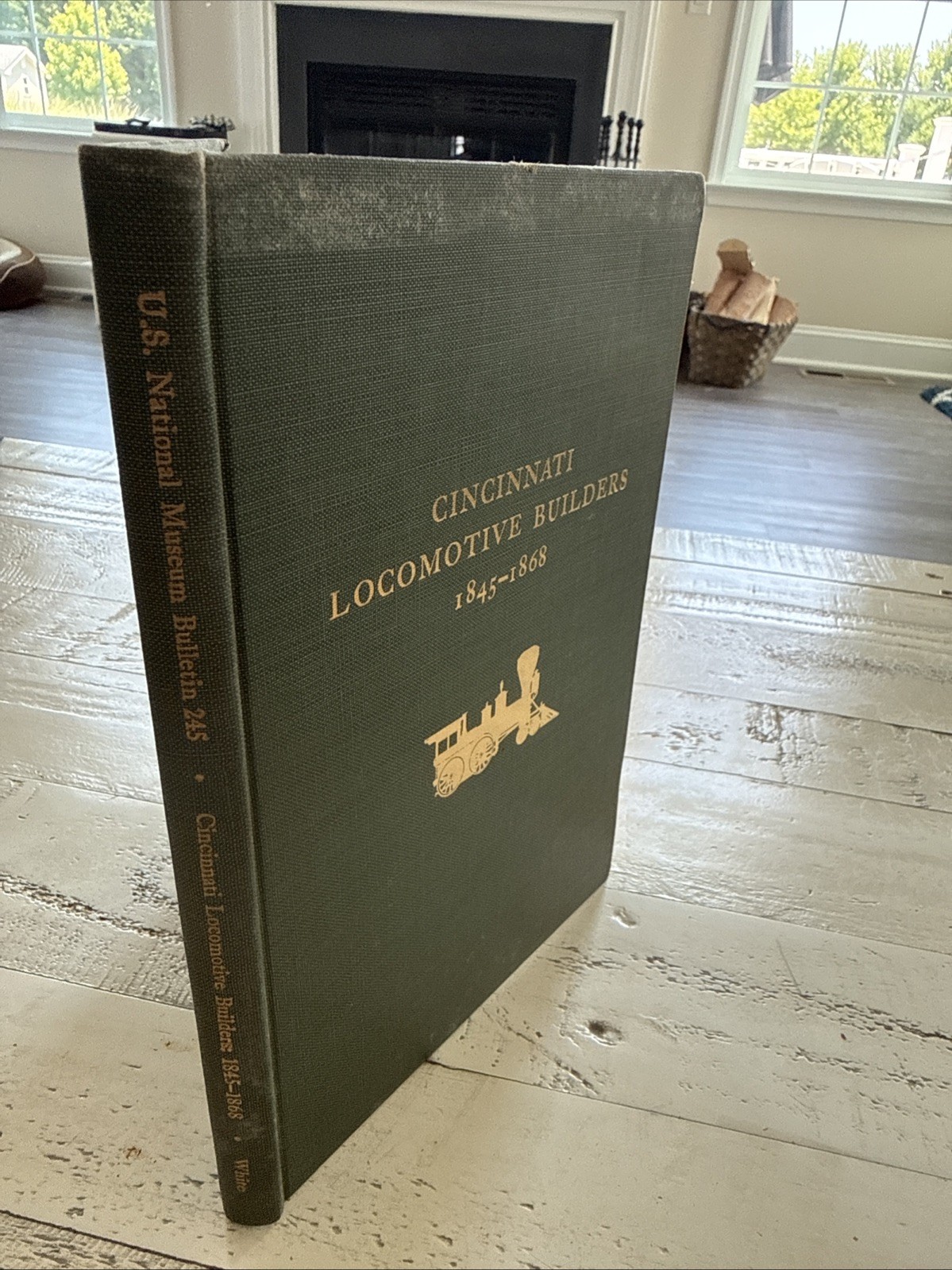 1965 Cincinnati Locomotive Builders 1845-1868 John H White HC Smithsonian RR