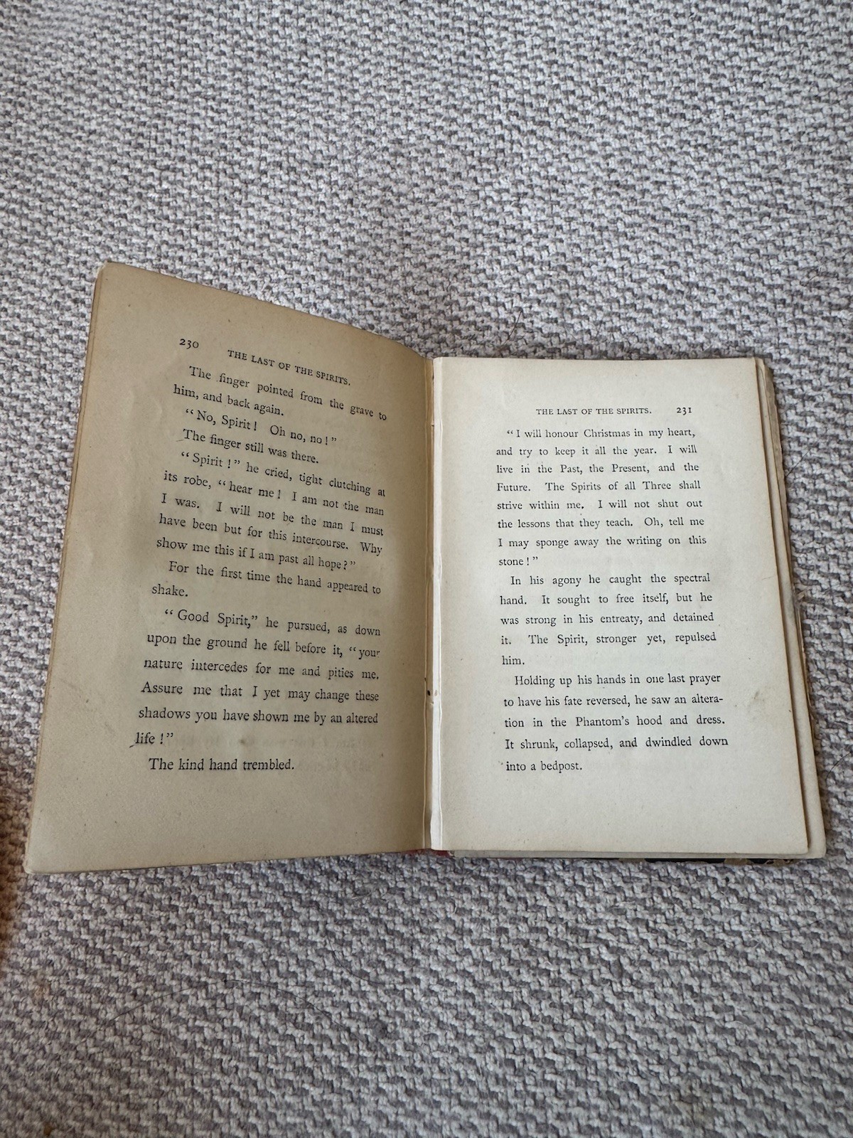 A Christmas Carol In Prose – Charles Dickens – Copyright Edition – 1880’s