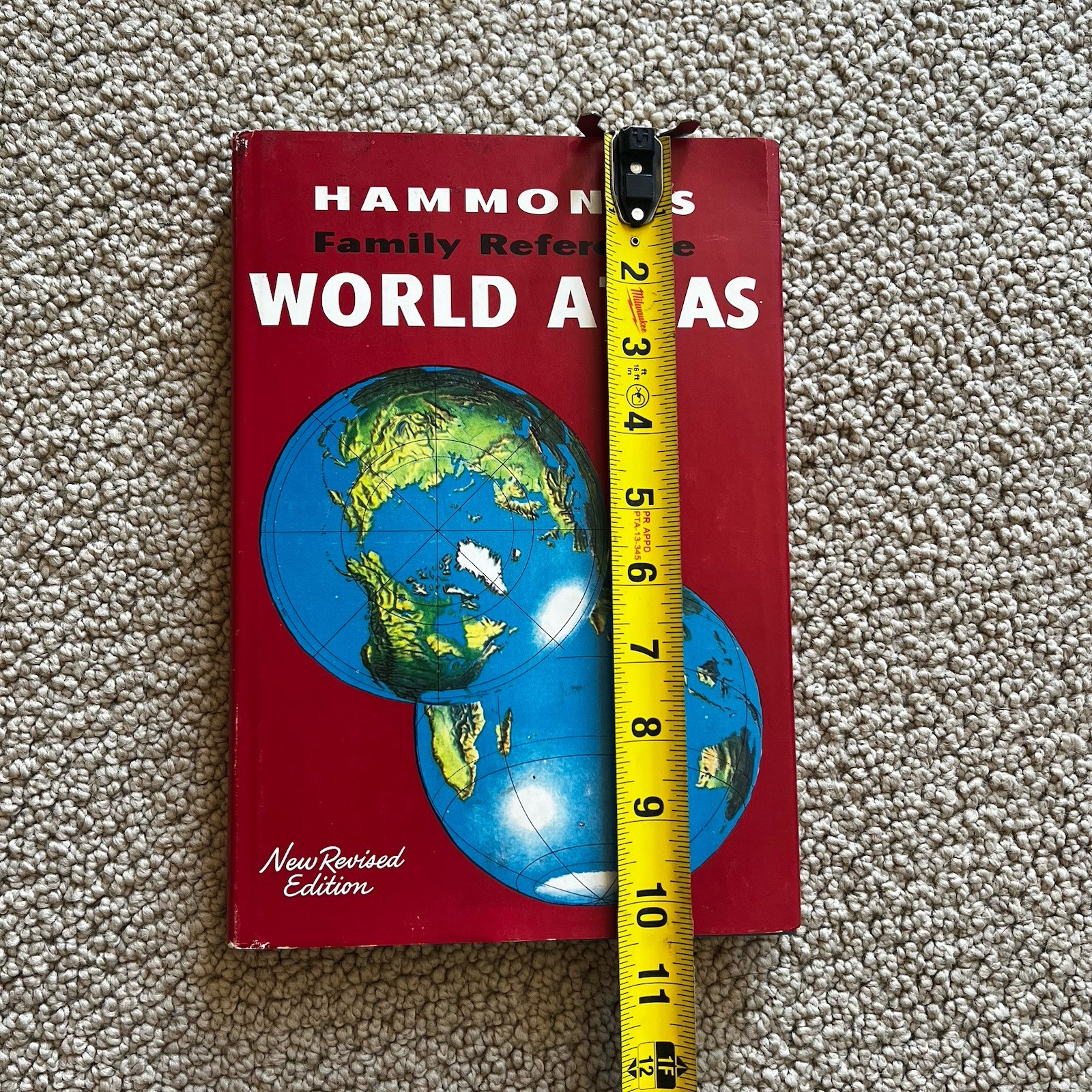 Vintage 1959 Hammond’s Family Reference World Atlas Book New Revised Edition