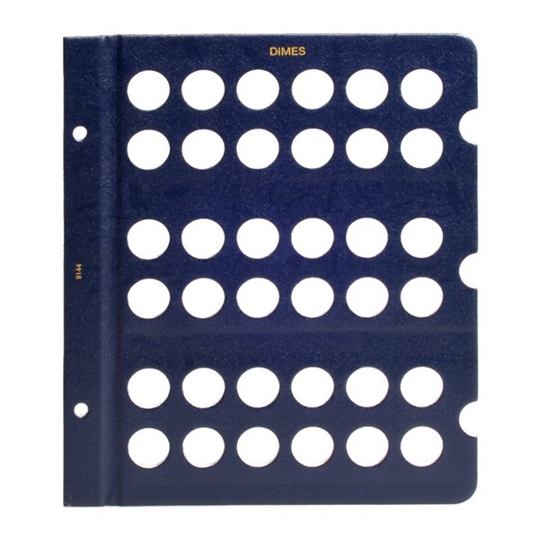 Whitman Album For 72 US Dime Coins Collection Blank ND 4476 Gift Idea 2 Pages