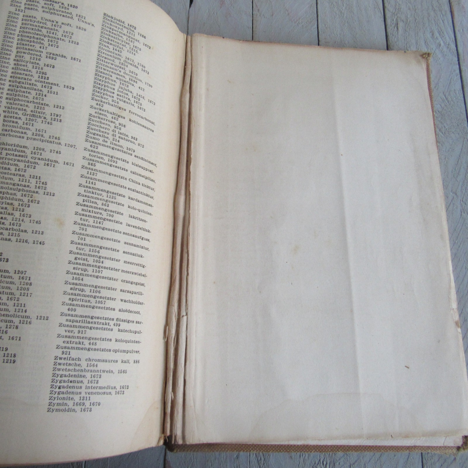 Antique Vtg The Dispensatory of the United States of American 1918 20th Edition