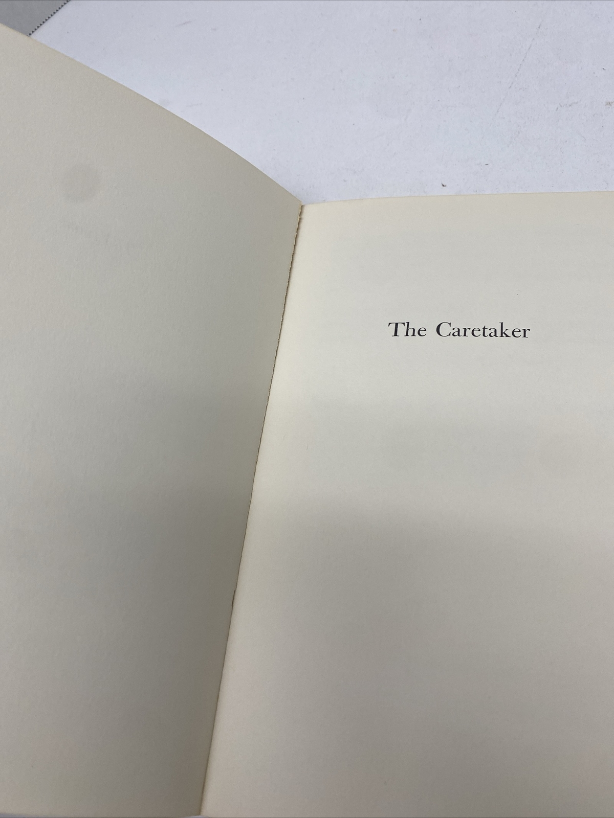 Harold Pinter THE CARETAKER & THE DUMB WAITER (1965) pb Two Plays By Grove Press