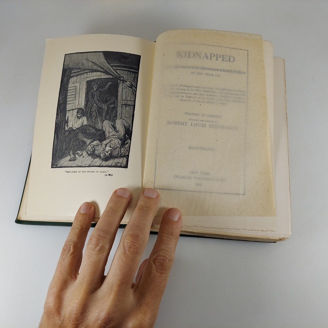 Kidnapped by Robert Louis Stevenson 1907 Illustrated HC Charles Scribner’s Sons