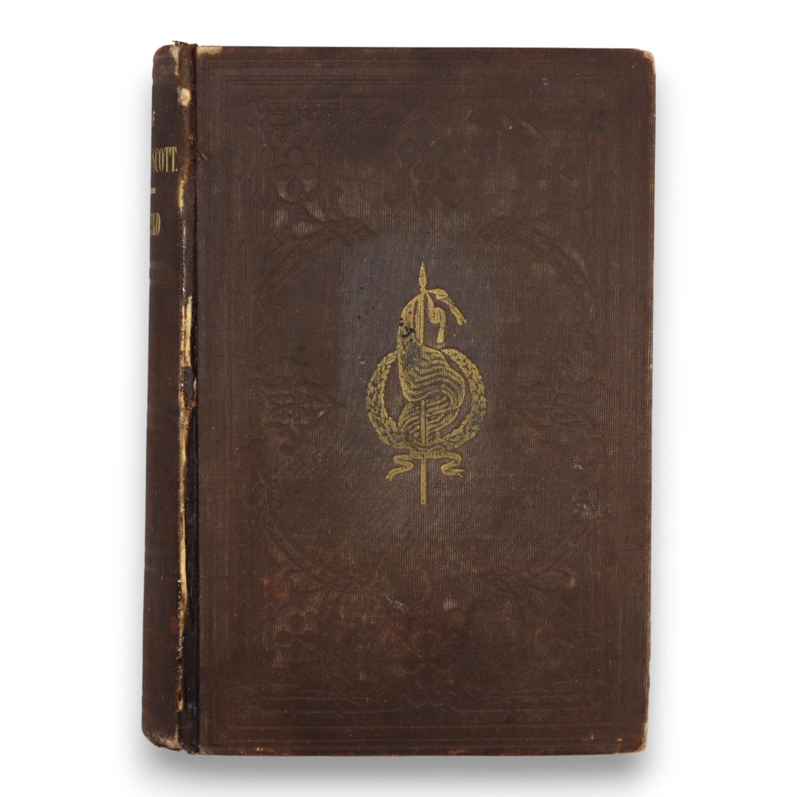 Life & Services of General Winfield Scott Mansfield 1st Ed HC Antique Book 1852