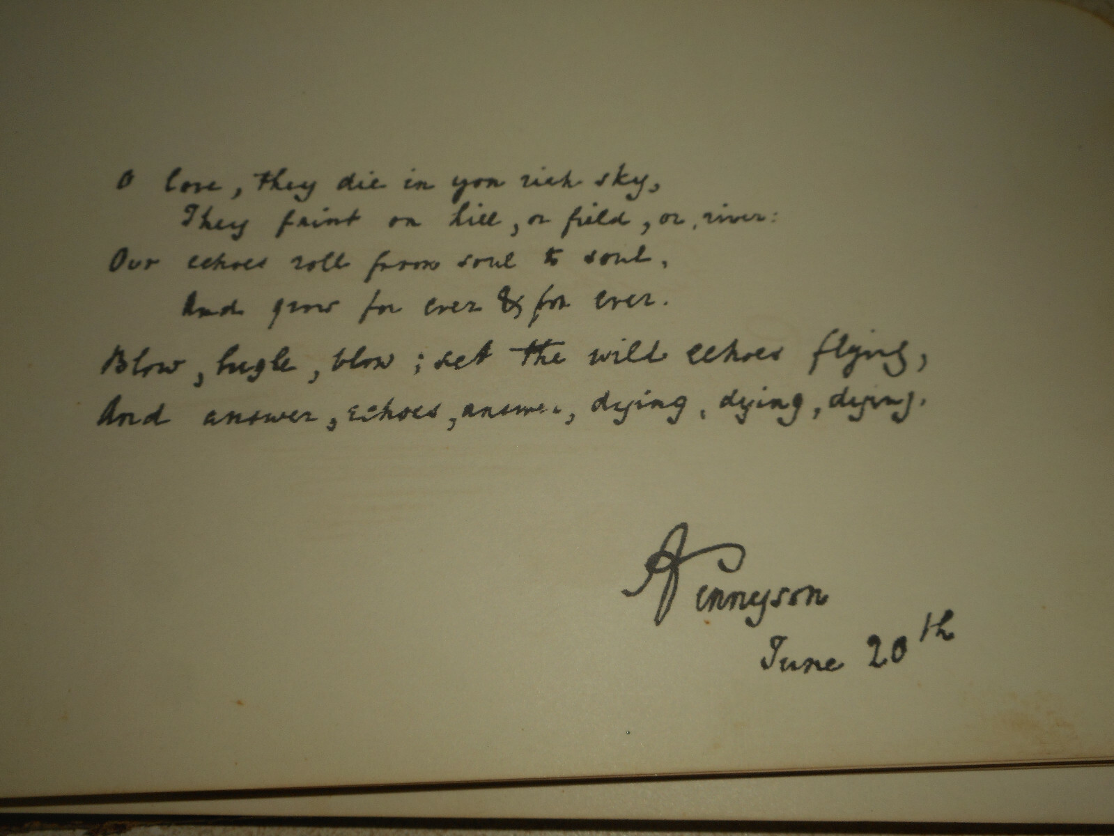 Antique 1877 Book COMPANION AUTOGRAPHS Famous Authors Poets Perry Mason & Co.