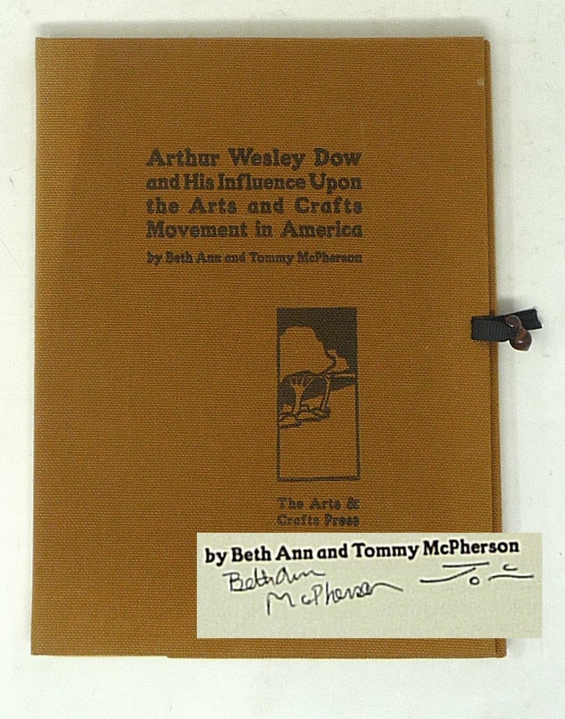 1999 Author Signed Arthur Wesley Dow Arts & Crafts Movement Two Books Portfolio