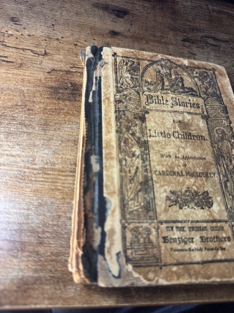 Antique Bible Stories For Little Children 1894 Cardinal McCloskey Benzinger Bro
