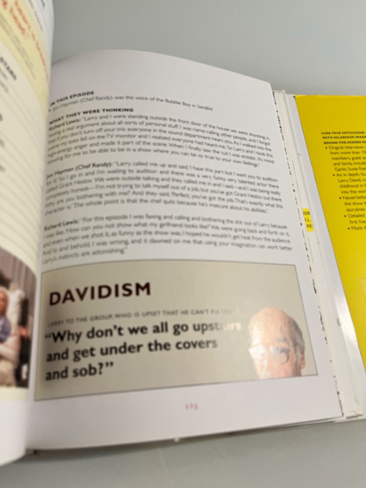 Larry David CURB YOUR ENTHUSIASM The Book HBO 2006 Gotham 1st Ed. 1st Print HCDJ