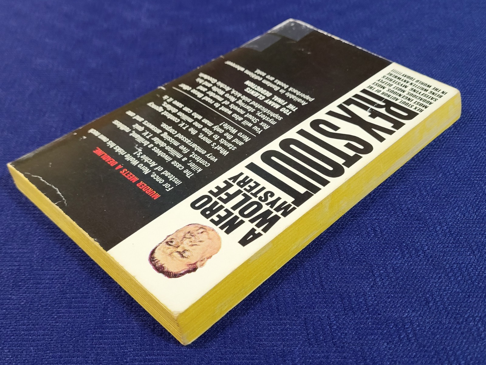 Nero Wolfe: Before Midnight by Rex Stout (1971 PB)