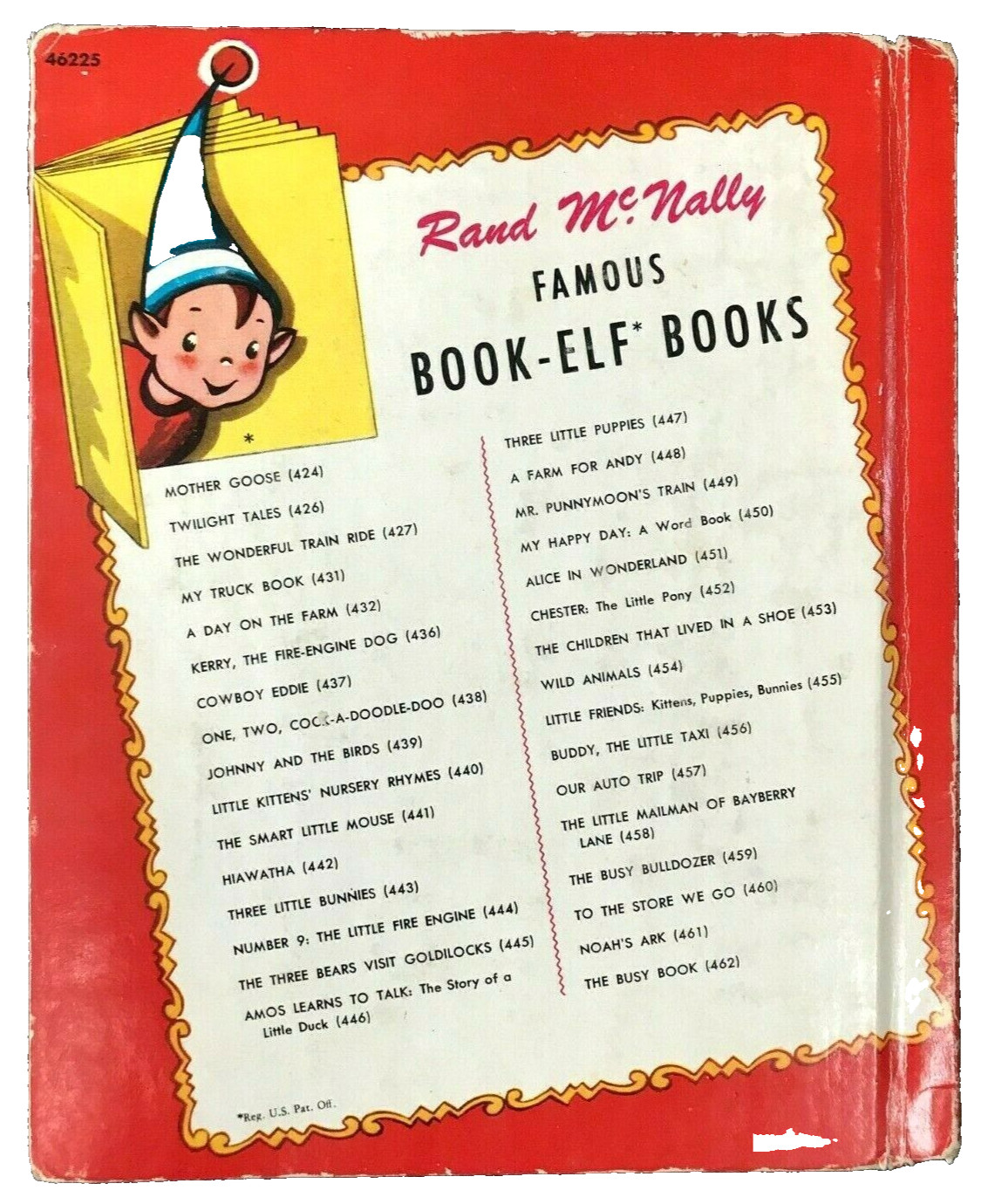 THE BUSY BOOK ~ 1st ed. vintage childrens Rand McNally Elf Book ~ Szepelak, 32 p