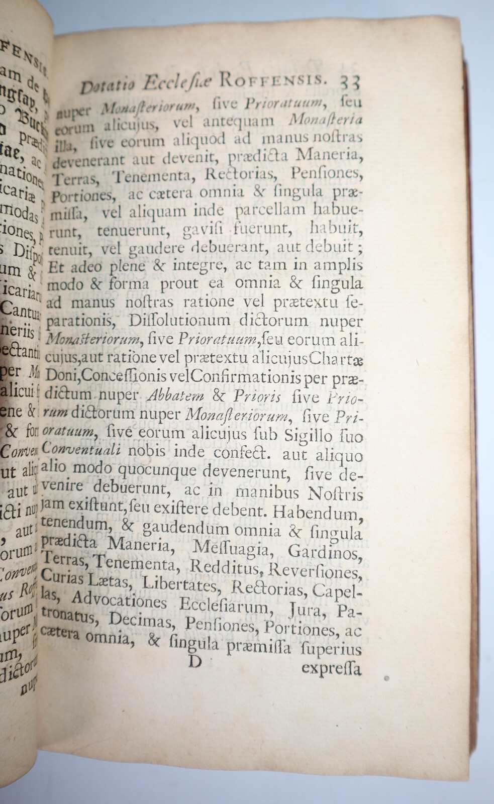1717 History and Antiquities of the Cathedral Church of ROCHESTER Rawlinson 1st