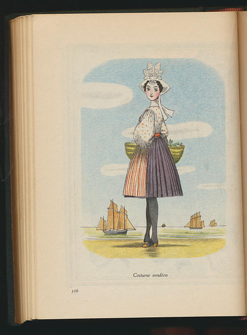 France 1944 First Edition Over 300 Charming Illustrations + Over 24 Color Maps