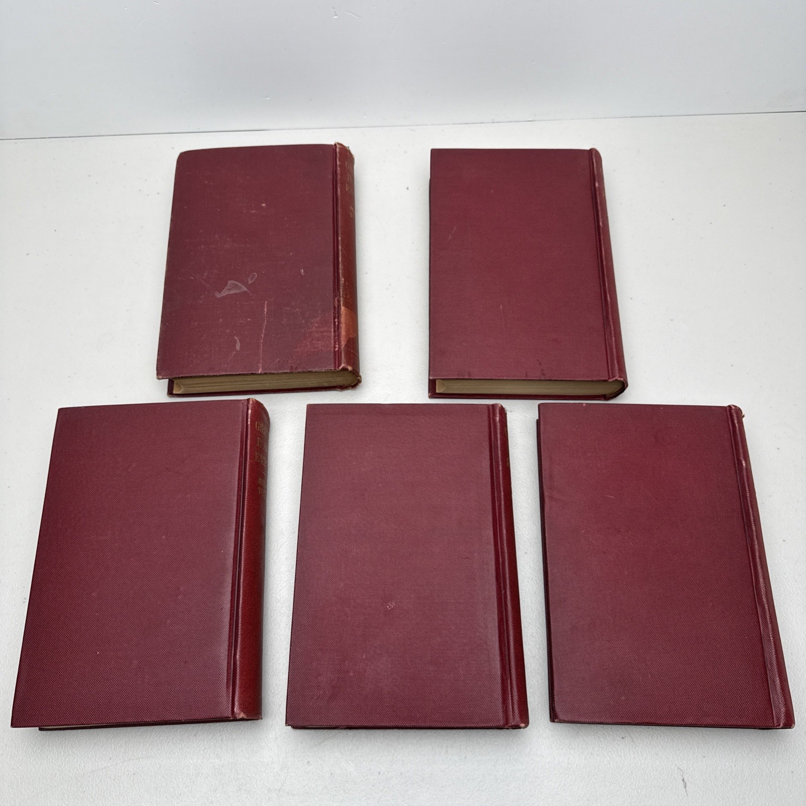 Complete Set 1-5 Gibbon’s Decline & Fall of the Roman Empire Porter & Coates