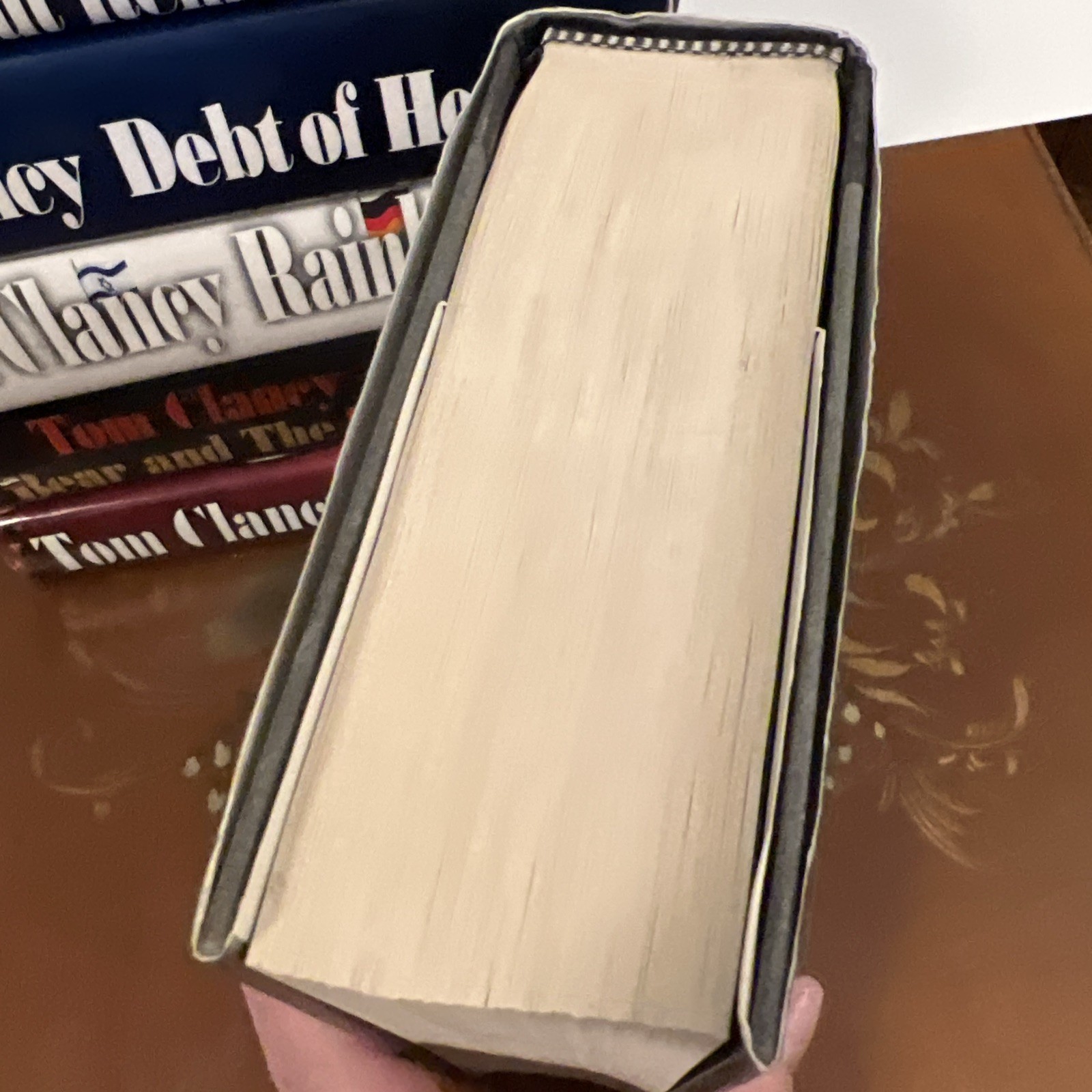 Tom Clancy-The Sum Of All Fears Jack Ryan 1st Print-1st Edition-1991 HCDJ-VTG