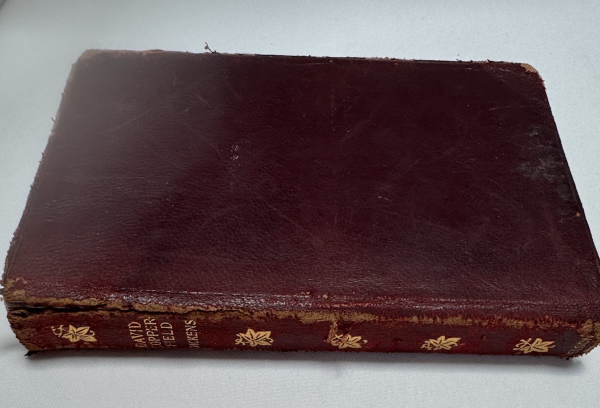 Antique Charles Dickens Book Lot Hard Times & David Copperfield Thomas Nelson