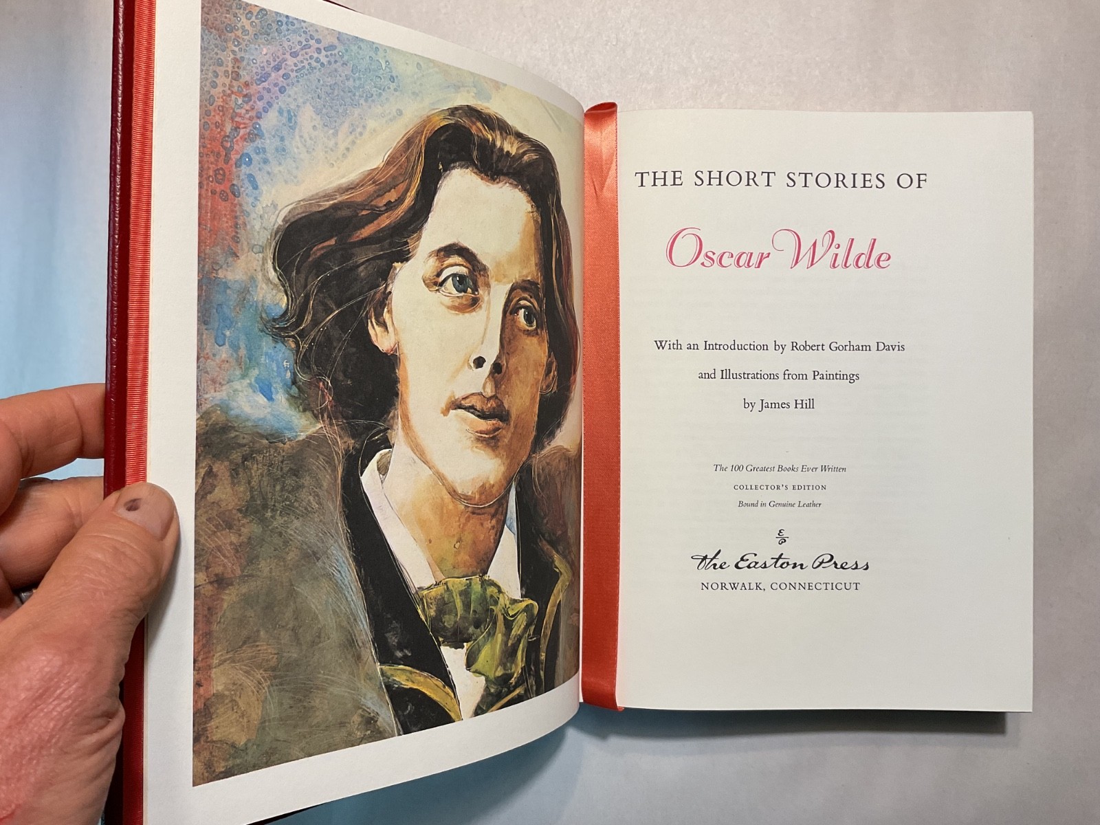 Easton Press Oscar Wilde Picture Of Dorian Gray & Short Stories Two Titles