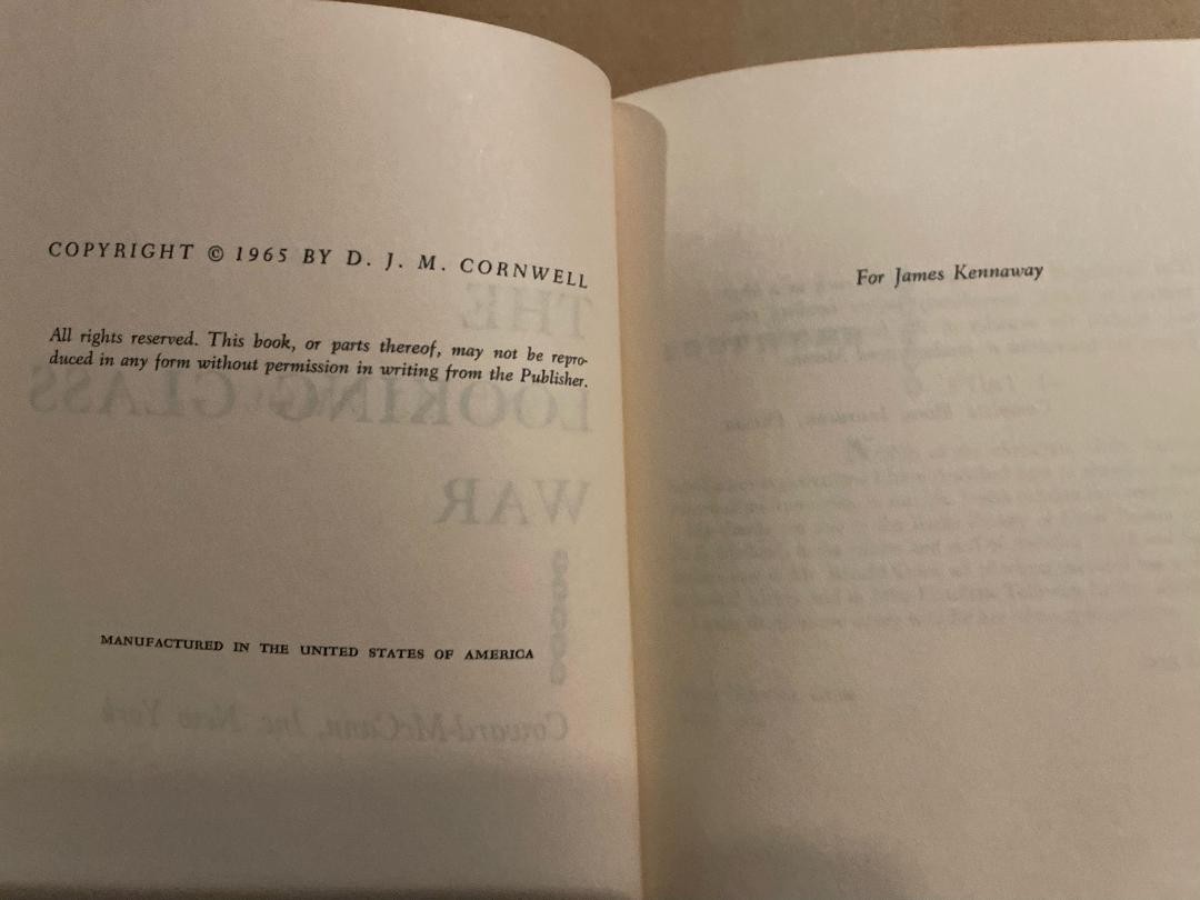 The Looking Glass War by John Le Carre Hardcover 1965