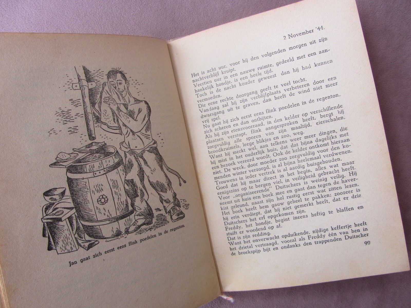 1945 ‘T begon onder melkenstijd Book G J Peelen * Netherlands WWII War Years