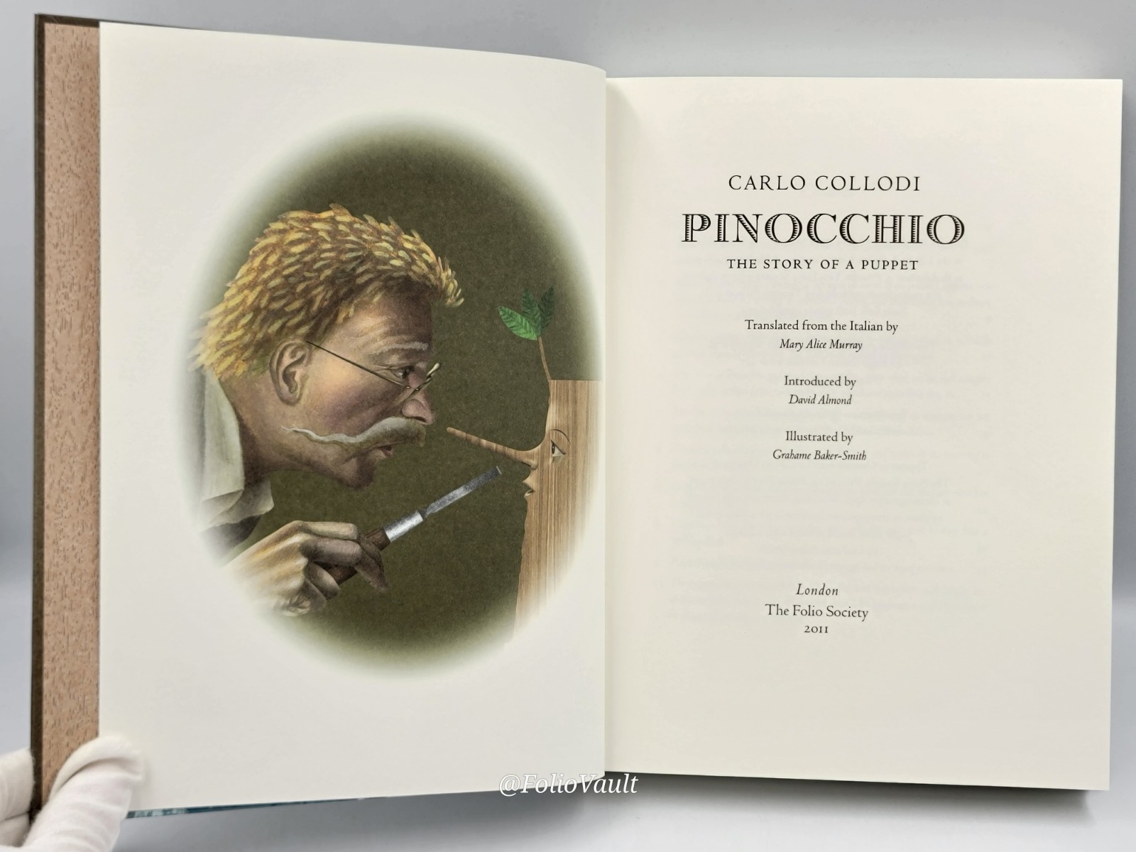 Pinocchio – Carlo Collodi – Folio Society – 2011 1st edition – Like New