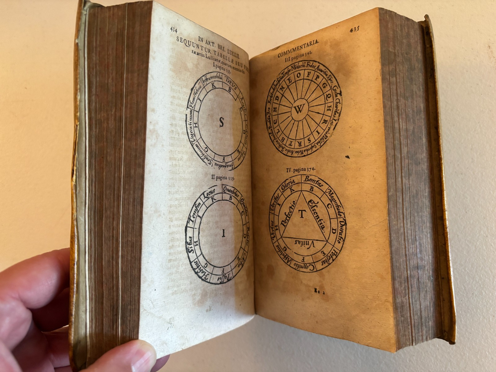 c. 1630 Occult Philosophy by Agrippa, Heinrich Cornelius, Latin, Vellum Binding