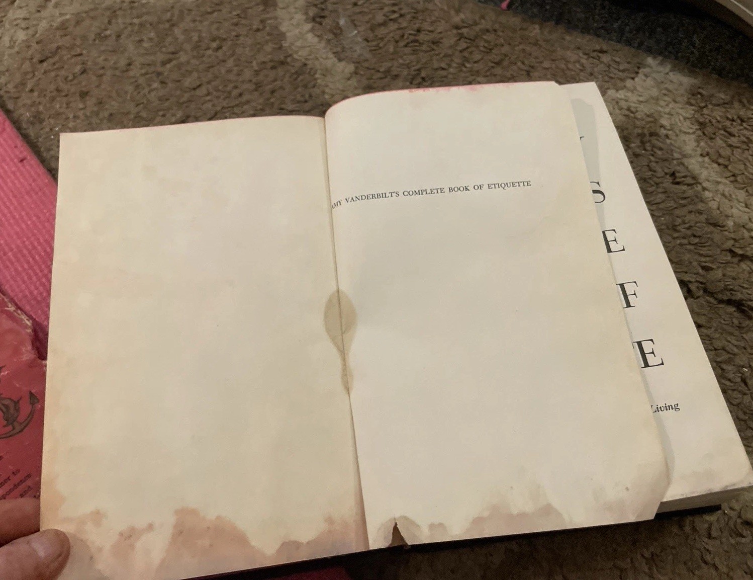 1952 Hardcover, 1st edition Amy Vanderbilt’s Complete Book Of Etiquette Rare