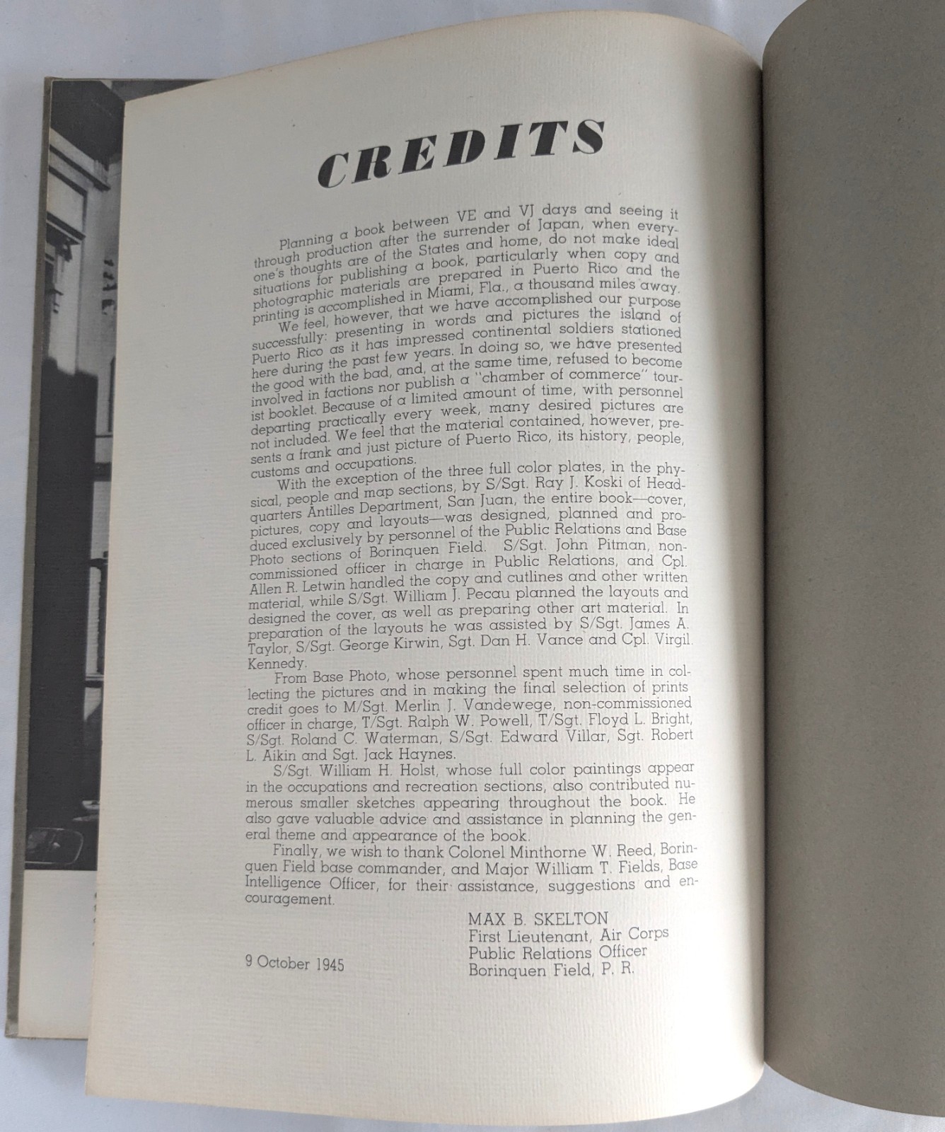 Puerto Rico United States Army Air Forces Borinquen Field 1945 History Culture