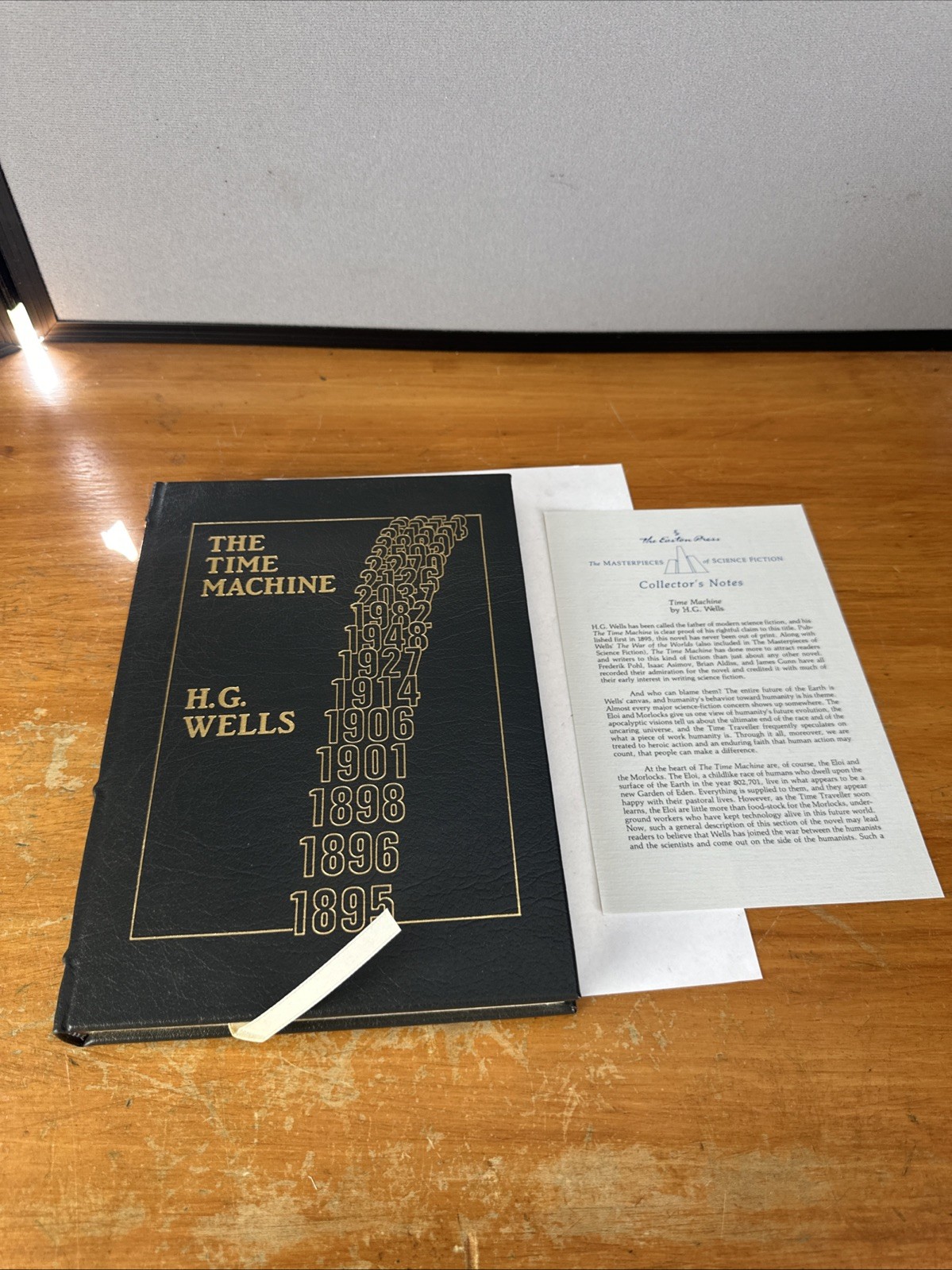 The Time Machine, H.G. Wells, Easton Press, Collector’s Edition, 1986