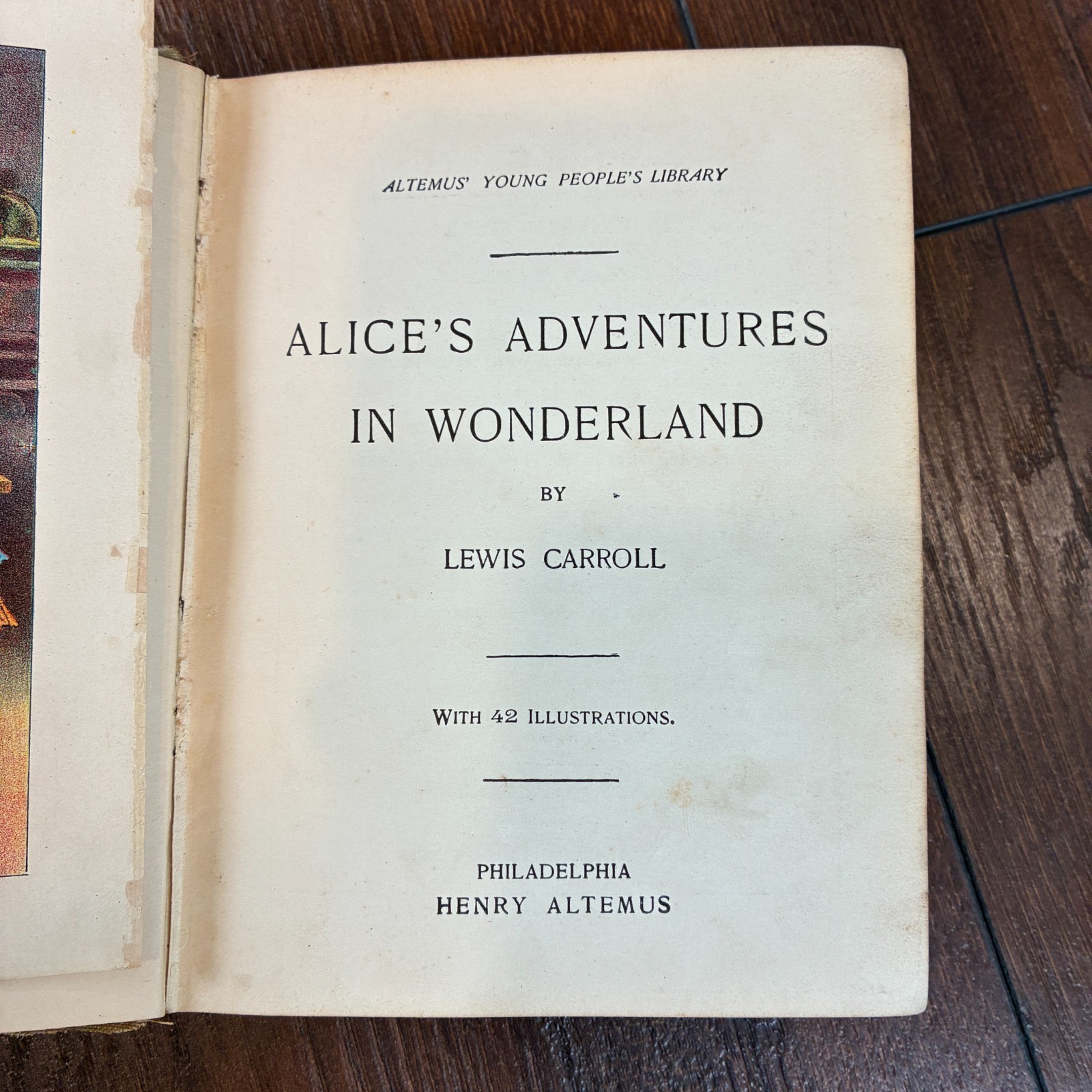 Alice’s Adventures in Wonderland, Lewis Carroll, 1896