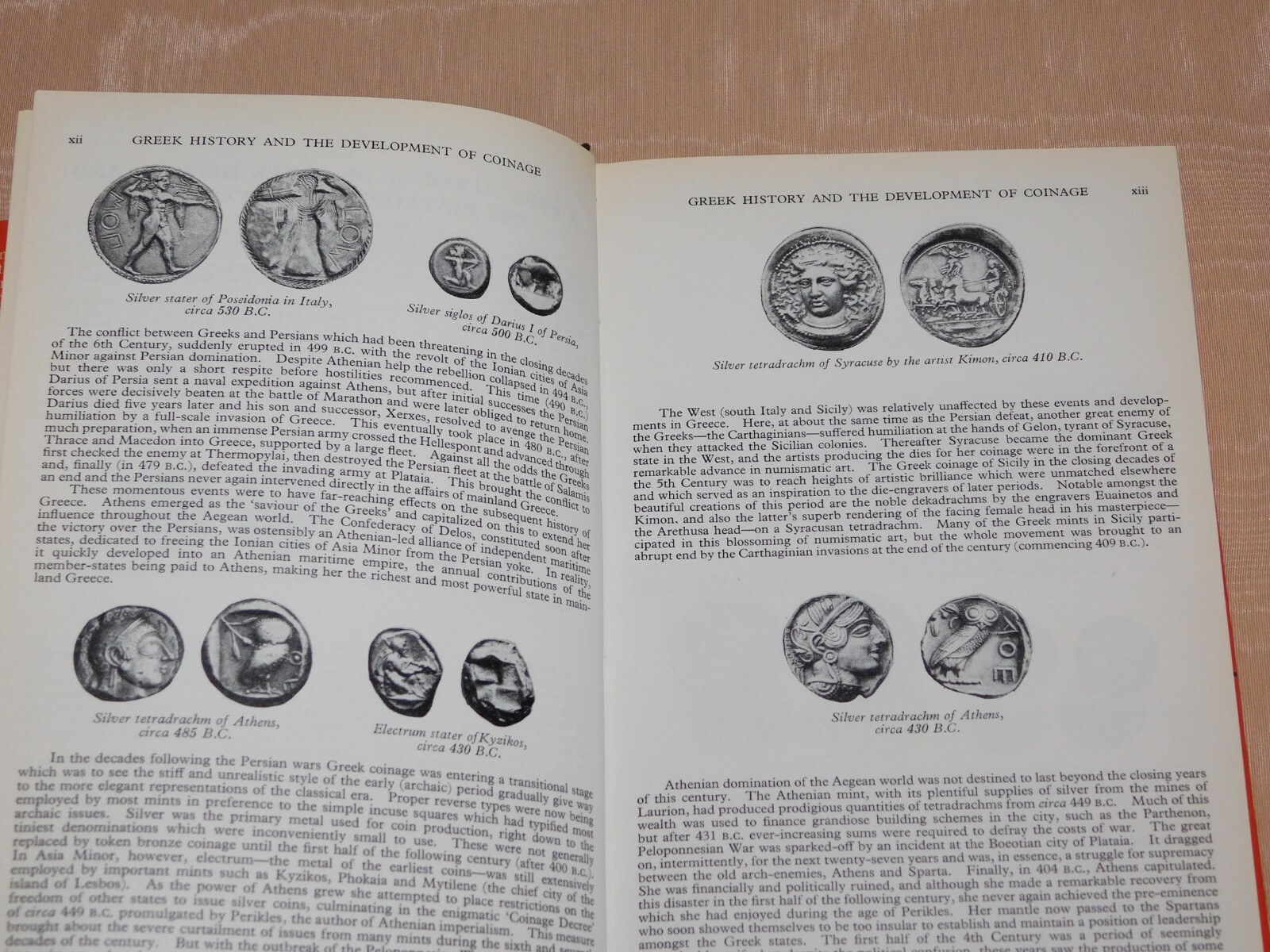 VINTAGE COIN BOOK 1979 GREEK COINS and THEIR VALUES by DAVID SEAR