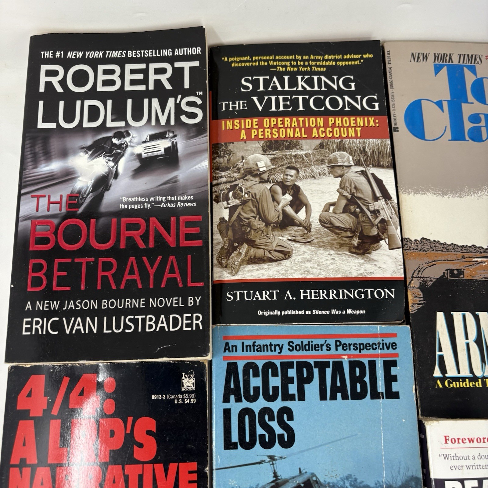 Military Book Lot Vietnam Rumor Of War Death Traps Lrrp Marines Army Aviation