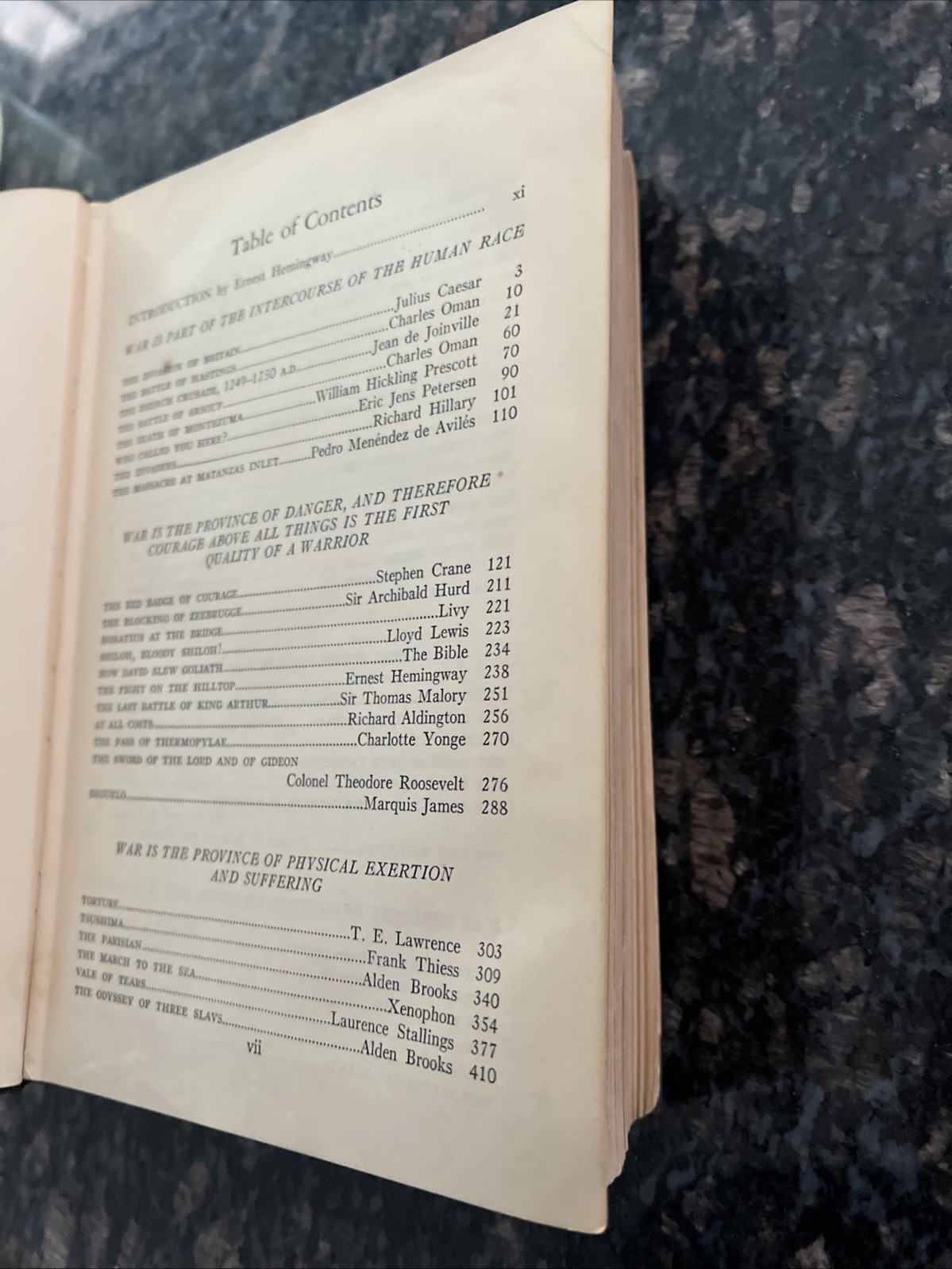 Men At War Edited by Ernest Hemingway 1942 1st Edition 1st Printing “A” HB
