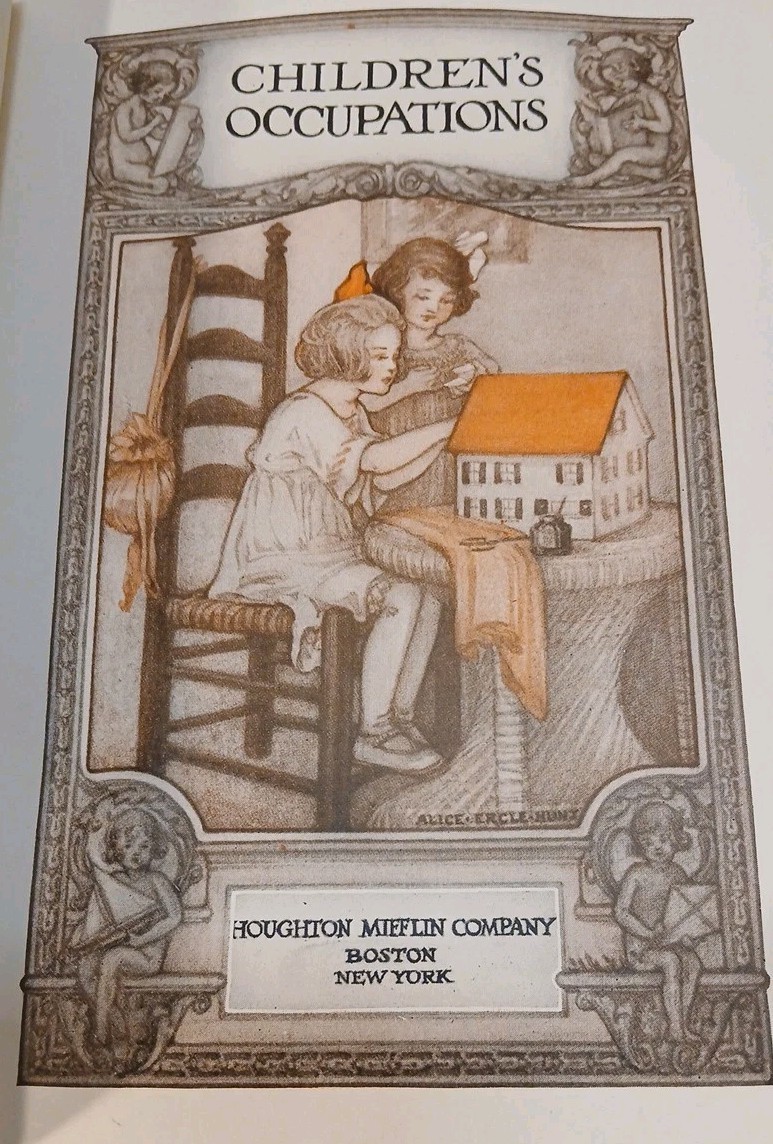 Children’s Occupations Kindergarten Children’s Hour Volume 2 1920 HC Nash