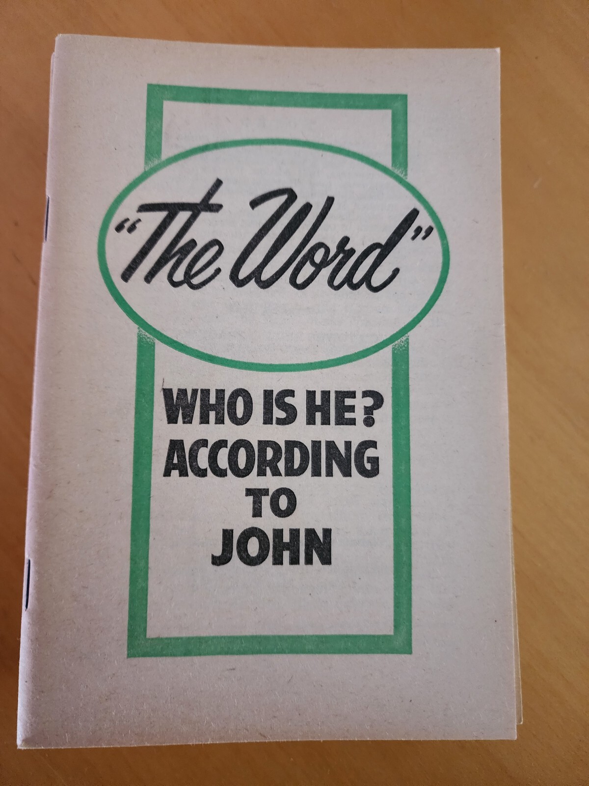 1962 The Word Who Is He? According to John Watchtower Bible and Tract Society