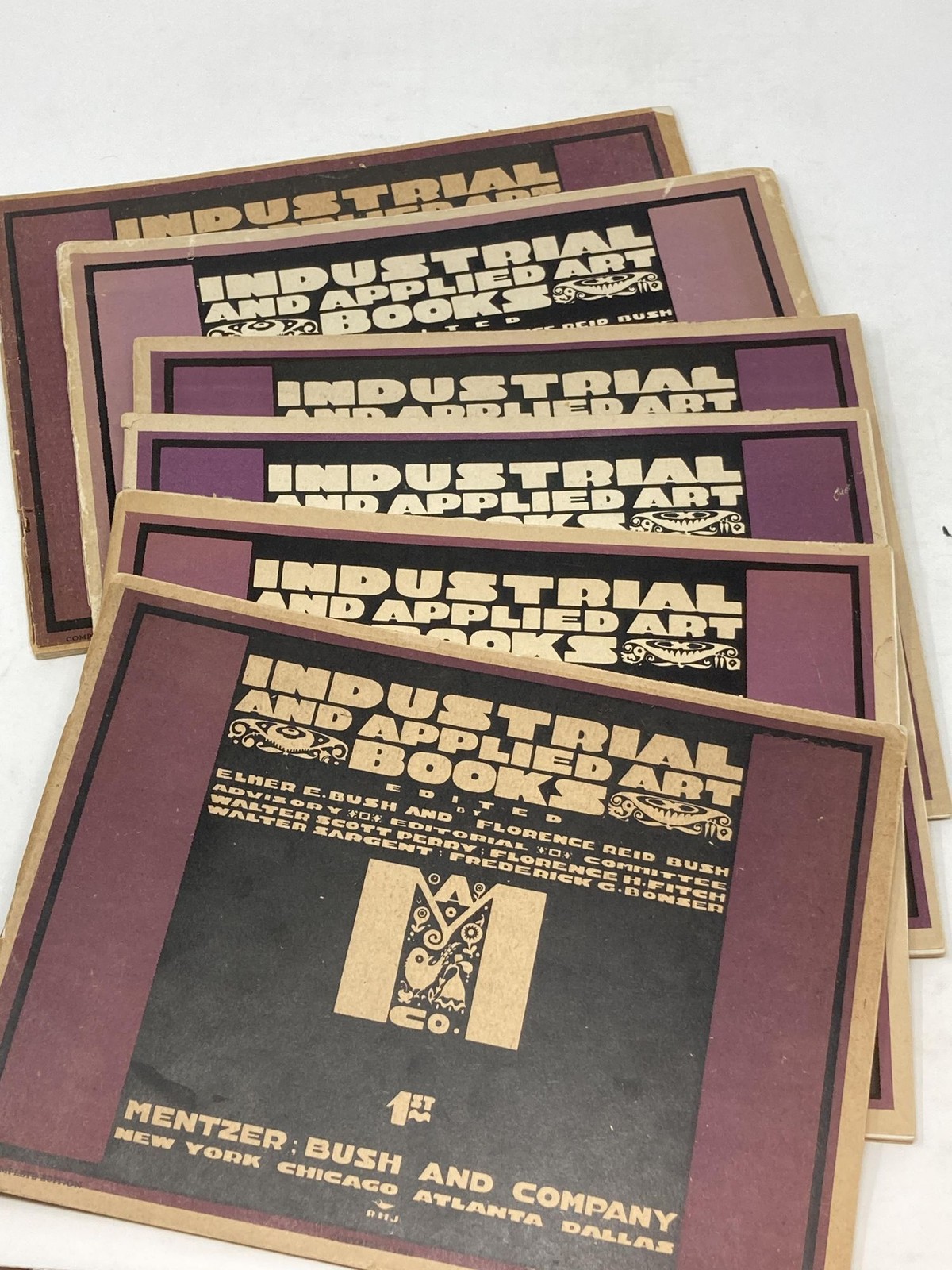 Elmer E Bush / INDUSTRIAL AND APPLIED ART BOOKS VOLUMES 1-5 7 1920