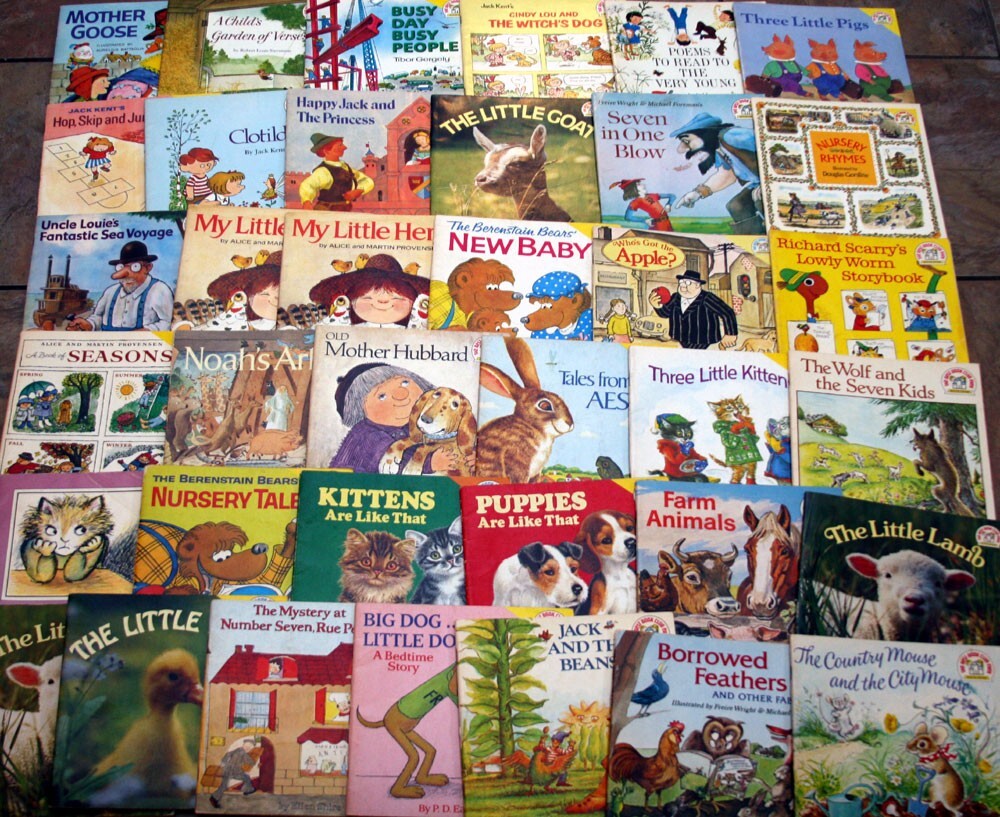 Lot of 37 BEST BOOK CLUB EVER Vintage Children’s Books Random House Pictureback