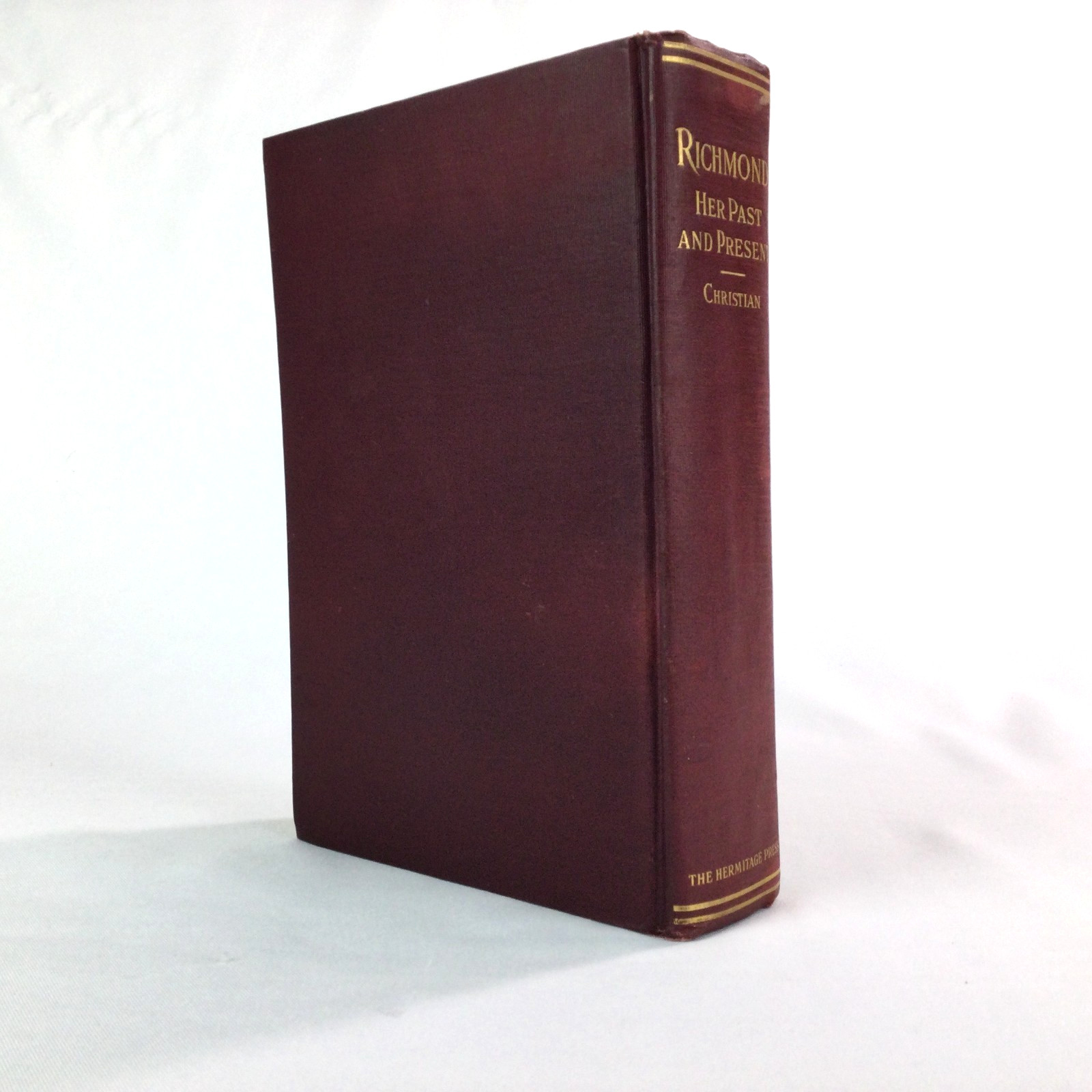 Richmond Her Past and Present by W. Asbury Christian Antique HC 1912 Very Good