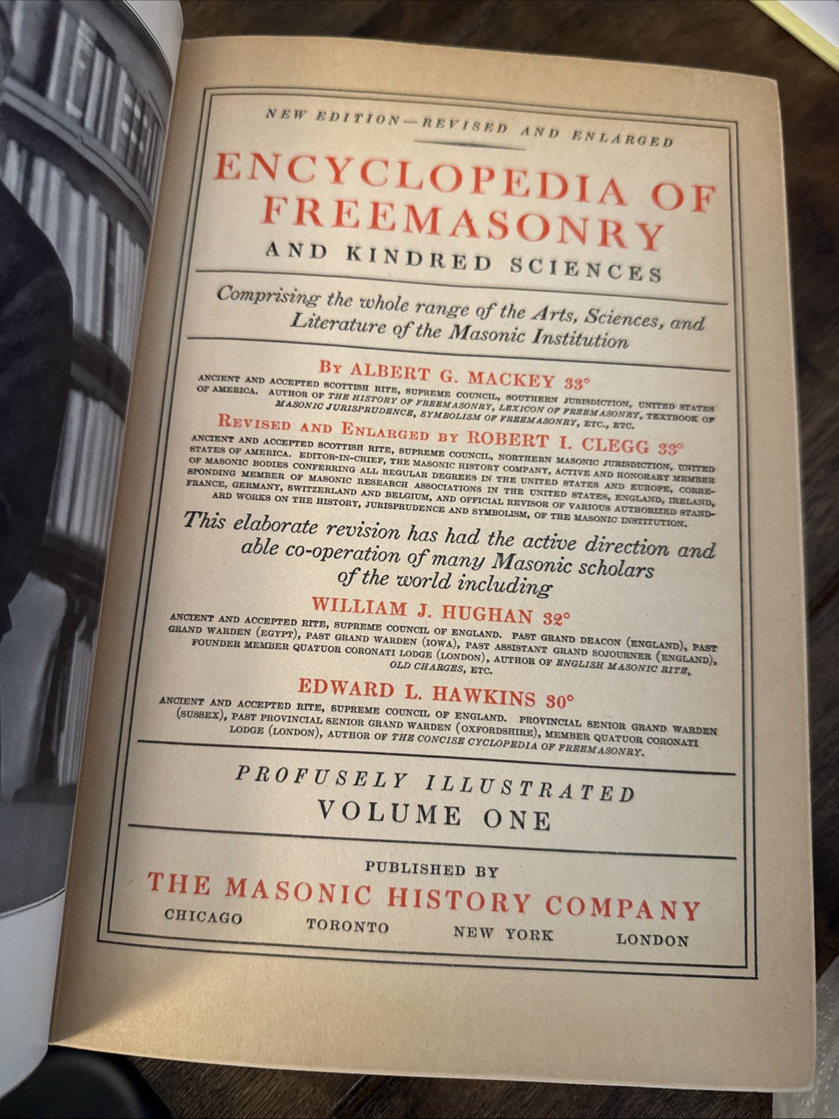 Mackey’s Revised Encyclopedia Of Freemasonry – 2 Volume Set – 1929￼